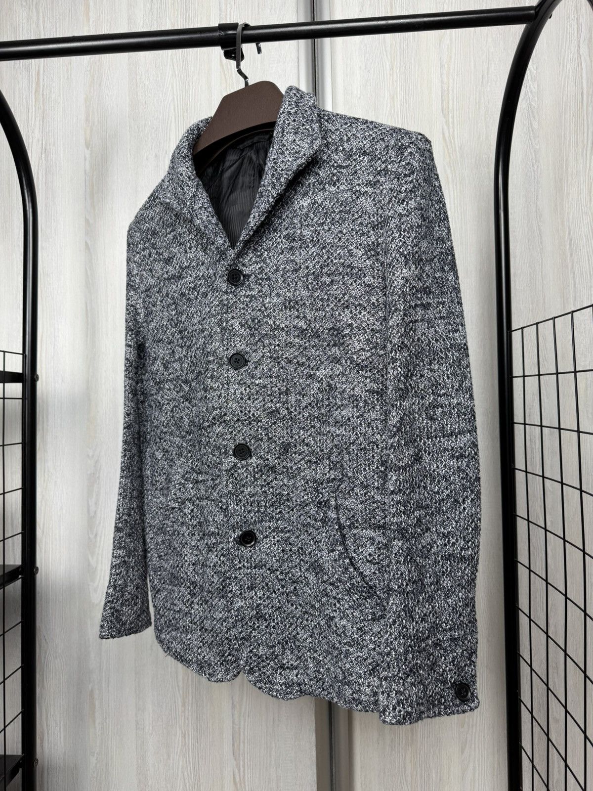 Japanese Brand Nicole Club for men elaborate collection blazer cardigan Size 40S - 8 Thumbnail