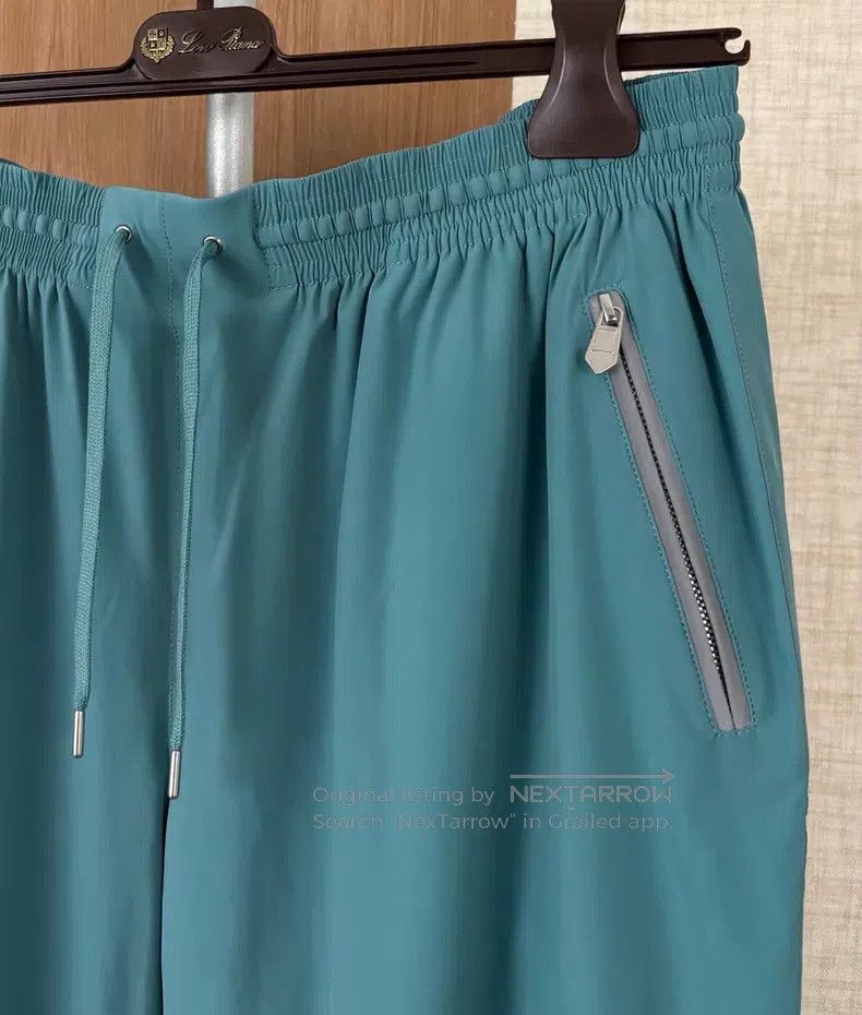 Hermes Hermes Men's Spring and Summer Drawstring Casual Pants Size US 28 / EU 44 - 2 Thumbnail