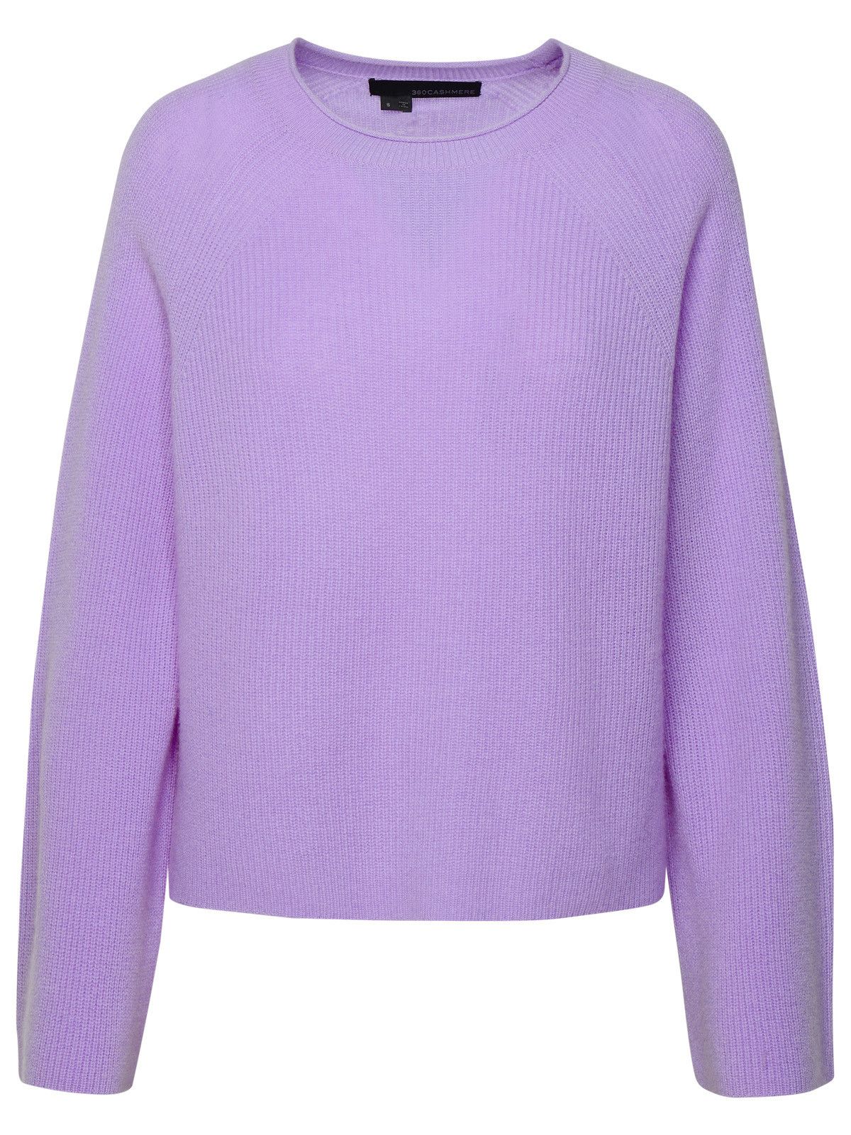 image of 360 Cashmere 'sophie' Lilac Cashmere Sweater in Liliac, Women's (Size Small)