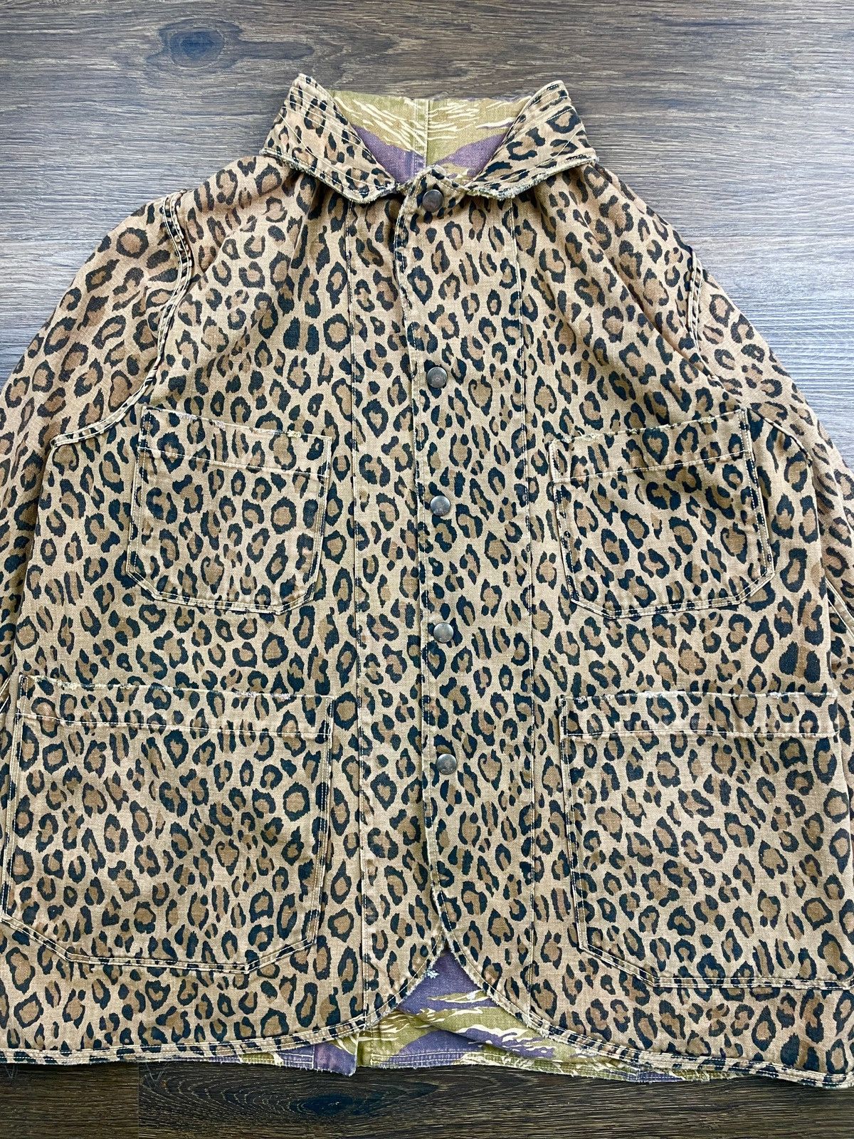 Kapital Reversible Tiger Stripe & Leopard Camo Jacket Size US L / EU 52-54 / 3 - 6 Thumbnail