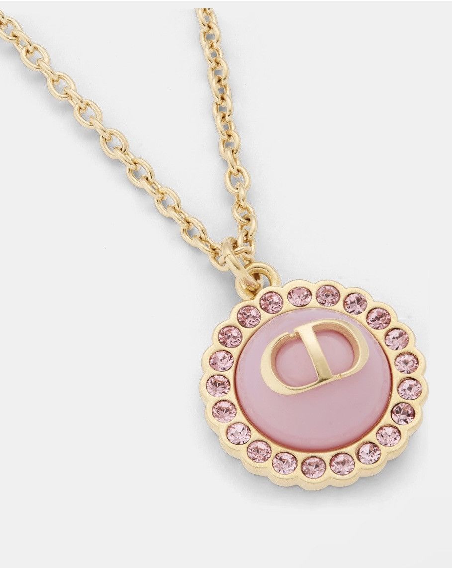Dior Christian Dior PETIT CD BAROQUE NECKLACE Gold-Finish Metal