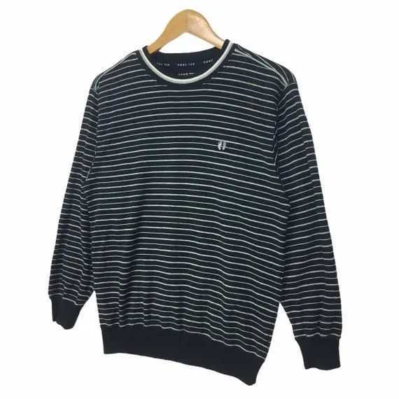 Hang Ten Vtg 90' HANG TEN SURFING Striped Sweatshirt Sweater Pullover Size US S / EU 44-46 / 1 - 4 Thumbnail