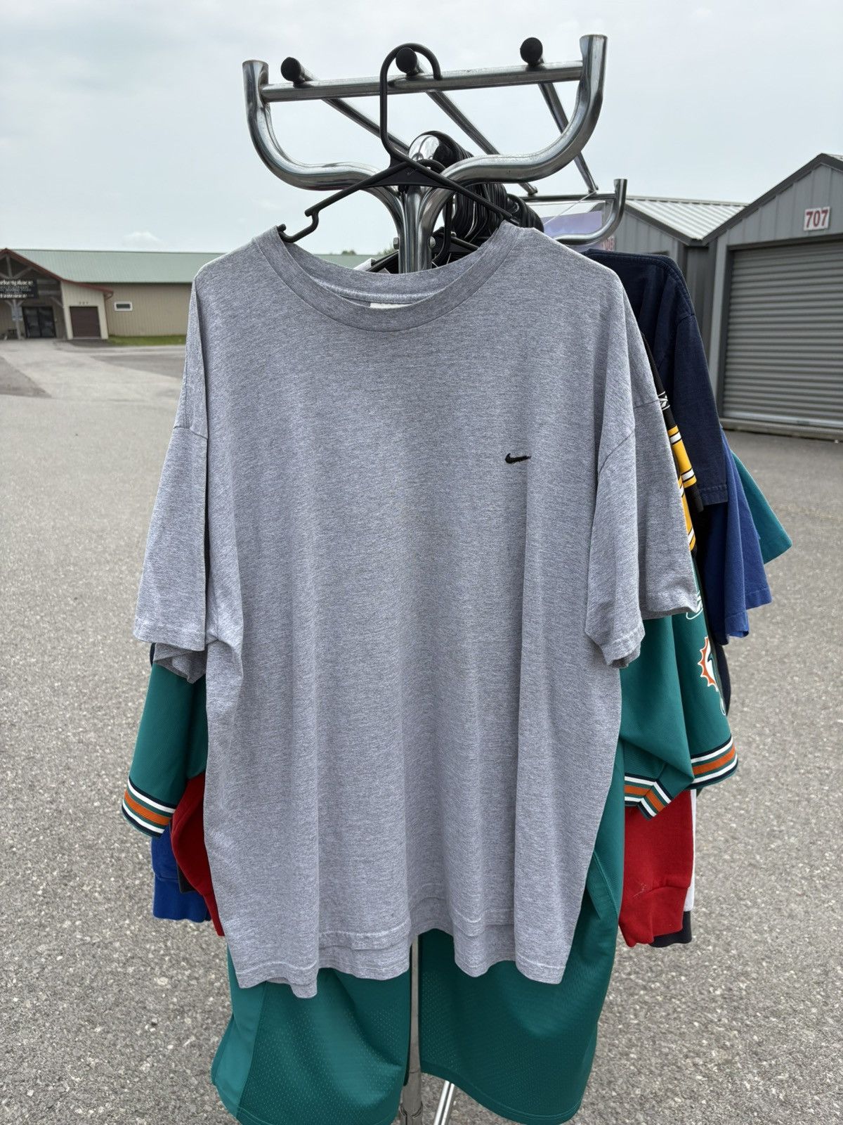 Nike × Vintage Y2K Nike Silver tag T-Shirt Size US XXL / EU 58 / 5 - 1 Thumbnail
