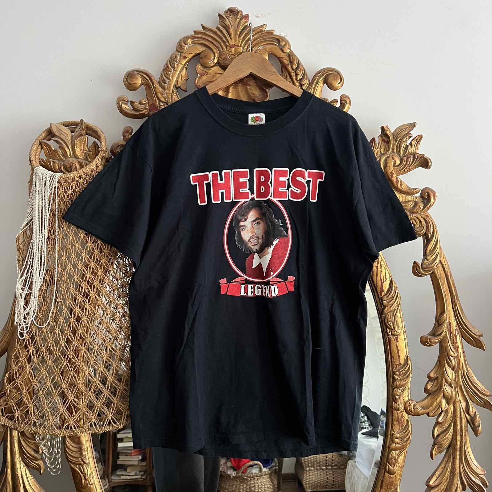 Vintage Vintage 90s George Best Legend Man United football tee Size US XL / EU 56 / 4 - 1 Thumbnail