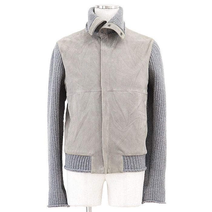 Other Dolce & Gabbana Dolce&Gabbana Lambskin Nubuck Knit Jacket Leather Outerwear DUTY FREE for USA Size ONE SIZE - 1 Thumbnail