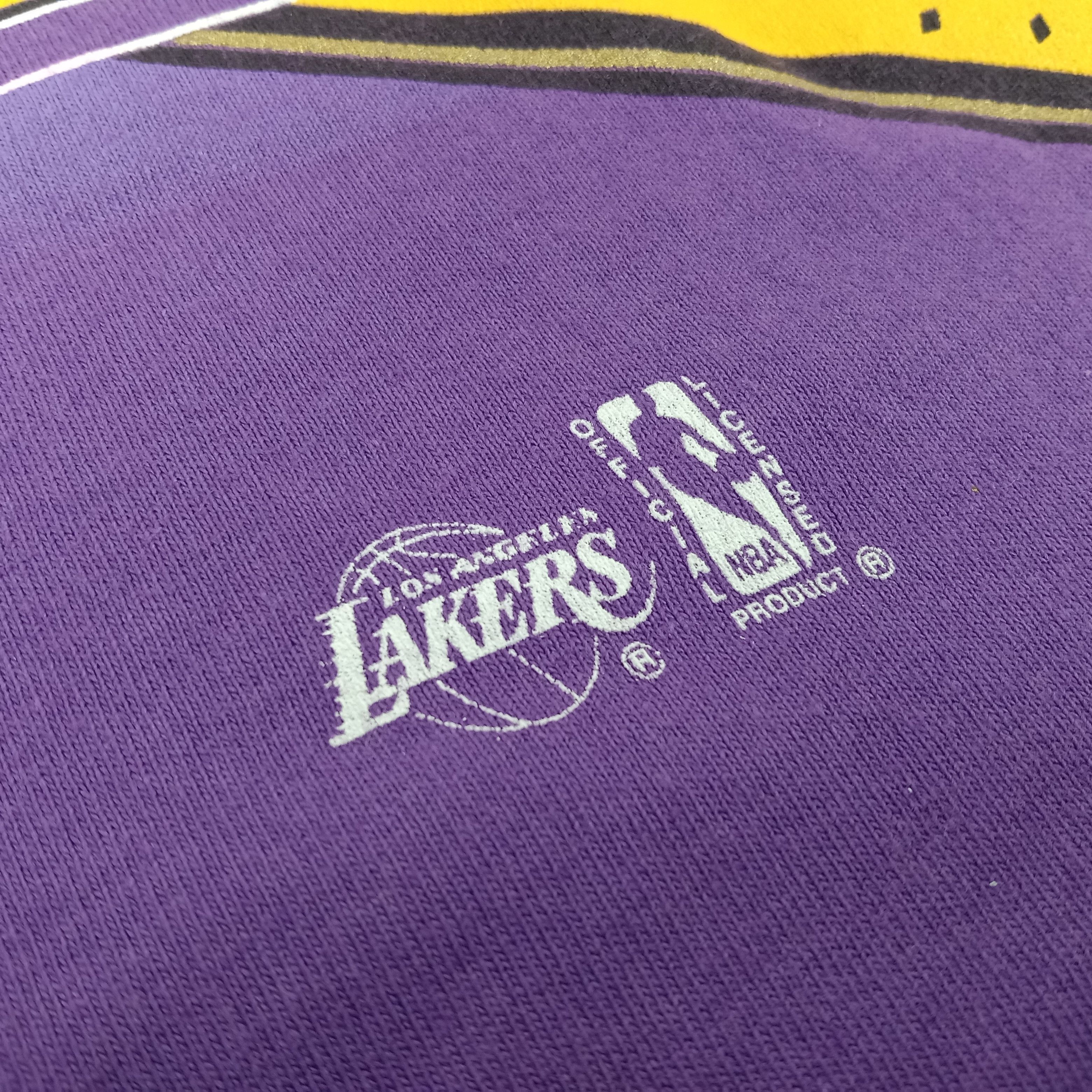 NBA × Vintage Los Angeles Lakers NBA American Basketball Tshirt Size US S / EU 44-46 / 1 - 3 Thumbnail