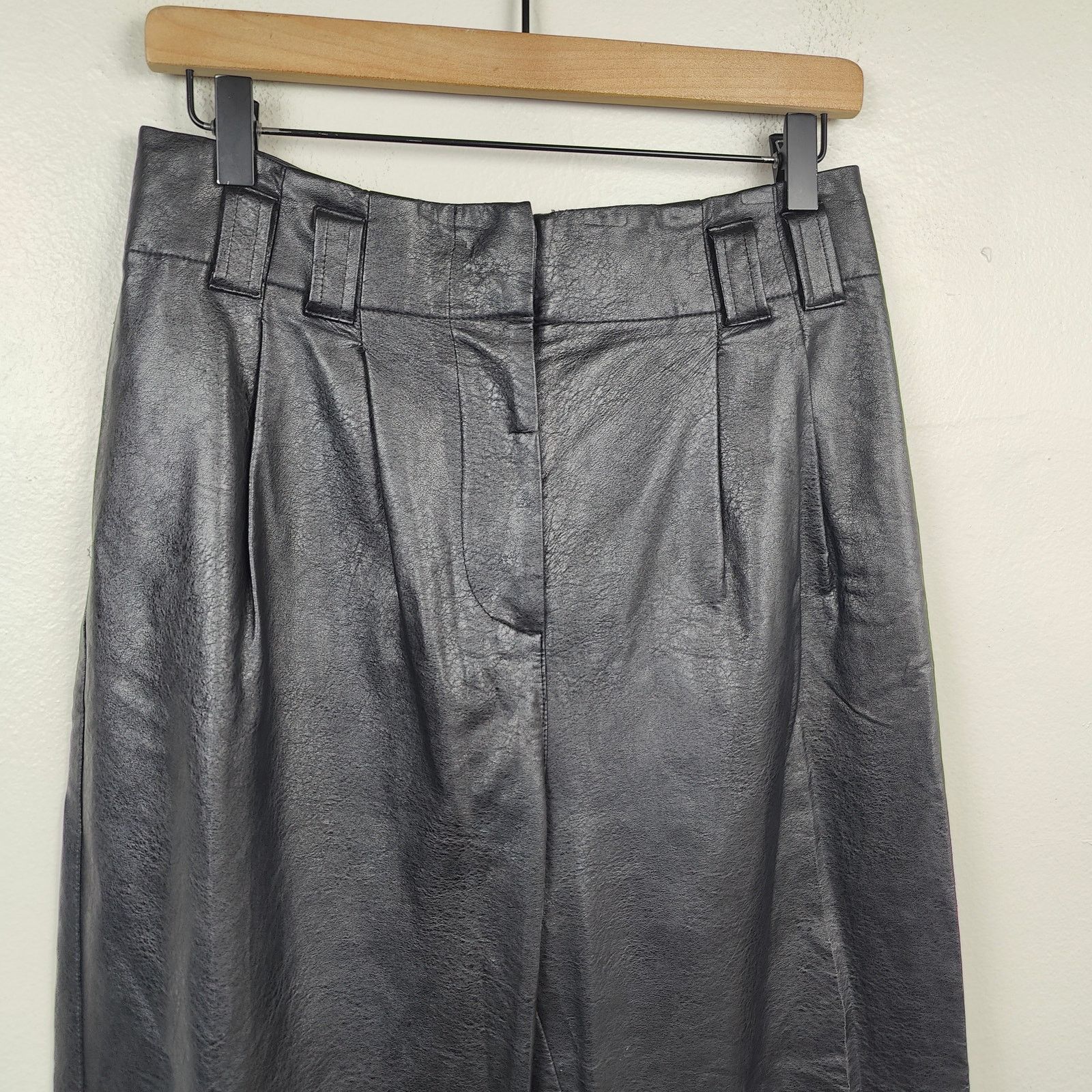 Urban Outfitters Urban Outfitters Faux Leather Pants Womens 6 Black Size 28" / US 6 / IT 42 - 2 Thumbnail