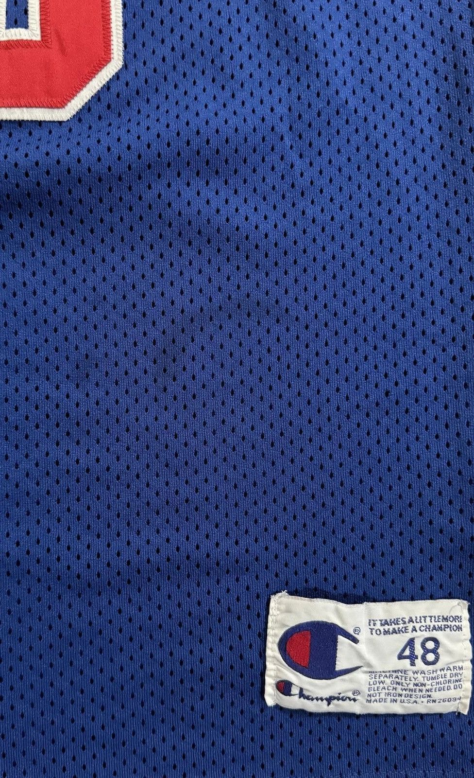 Champion Vintage Champion Detroit Pistons Grant Hill Authentic Jersey Size US L / EU 52-54 / 3 - 3 Thumbnail