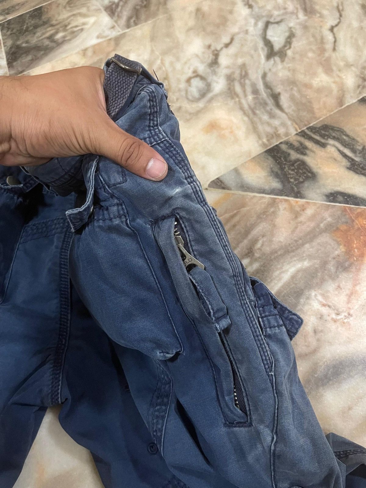 Polo Ralph Lauren Polo Ralph Lauren Faded Bondage Utility Pocket Cargo Pants Size US 33 - 10 Thumbnail