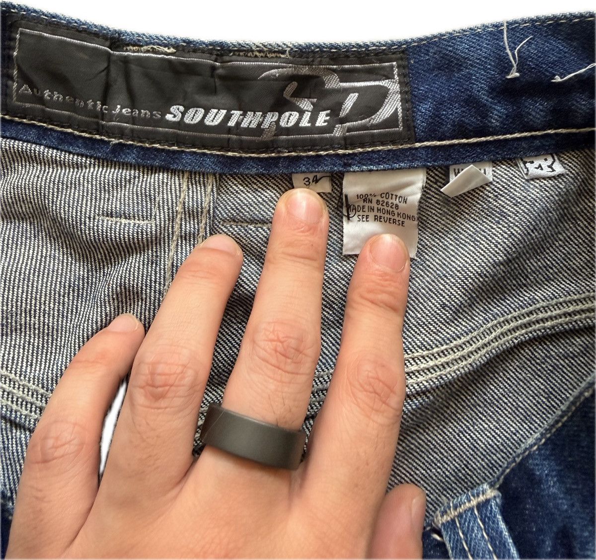 Southpole Baggy Southpole Spelled Out Jeans Size US 34 / EU 50 - 8 Thumbnail