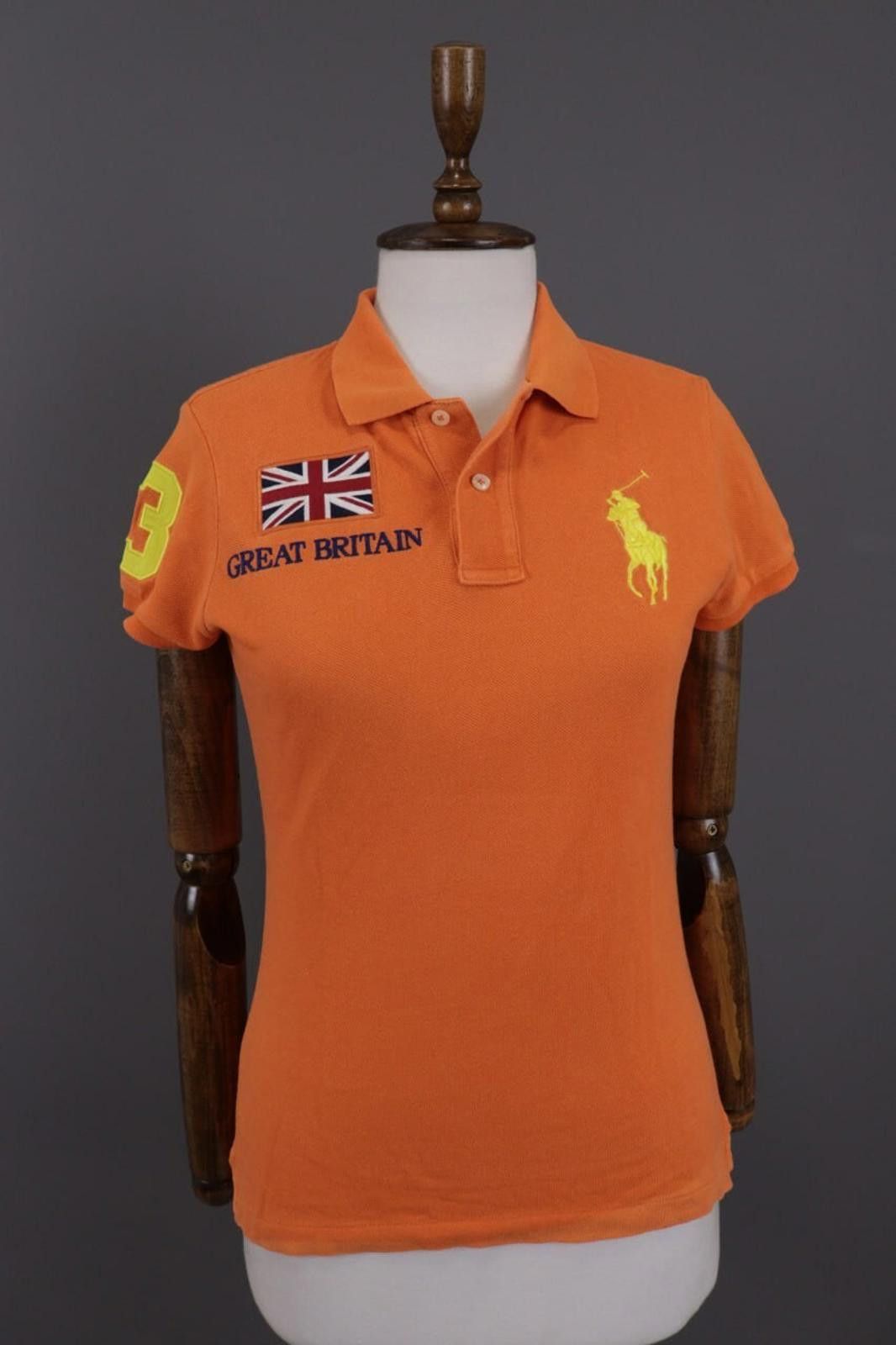 Polo Ralph Lauren Ralph Lauren The Skinny Polo Great Britain Top Shirt Sz S Size S / US 4 / IT 40 - 1 Thumbnail