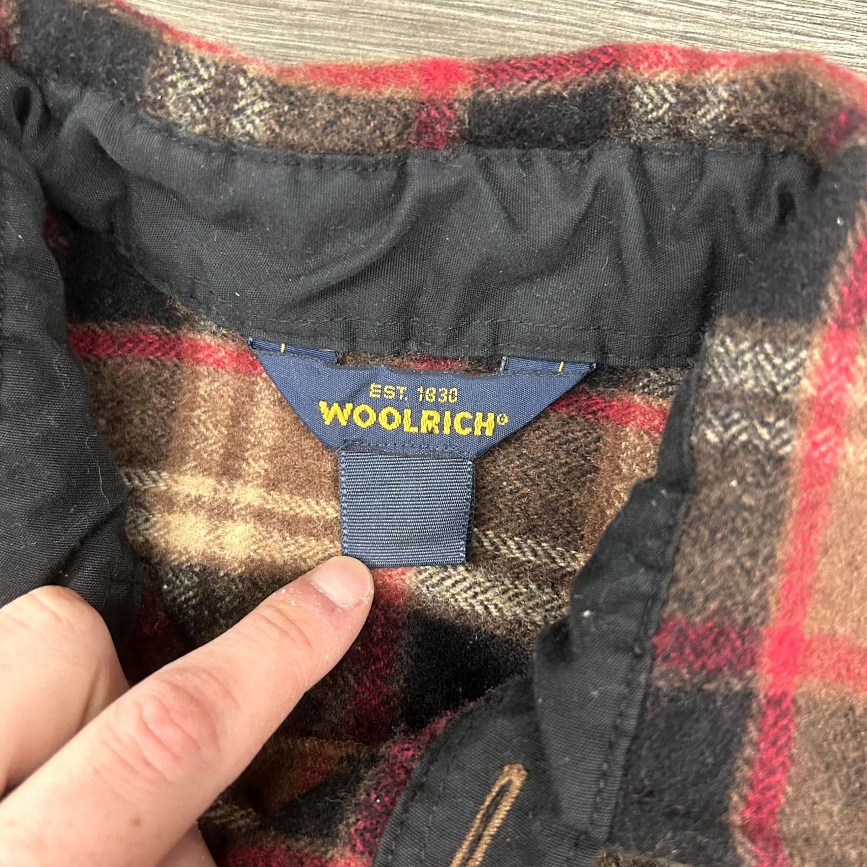 Vintage VINTAGE Woolrich Flannel Shirt Mens M Brown Red Plaid Button Up Wool 90s Size US M / EU 48-50 / 2 - 5 Thumbnail