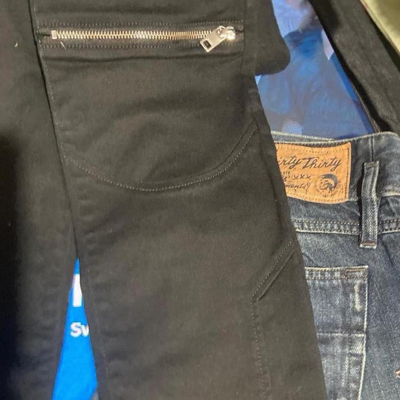 Diesel Diesel Deadstock D-JOY-BIKER Insane grail black denim diesel Size 25" / US 0 / IT 36 - 5 Thumbnail