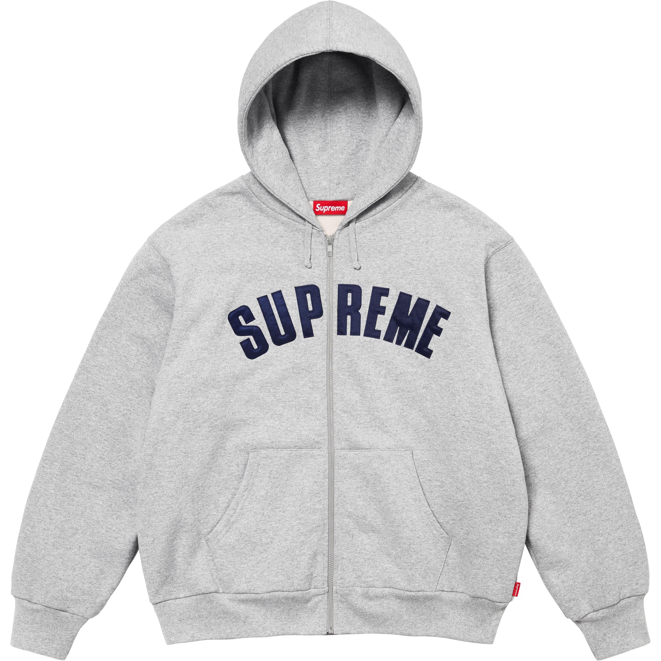 Supreme Supreme Arc Thermal Lined Zip Up Hooded Sweatshirt | Grailed