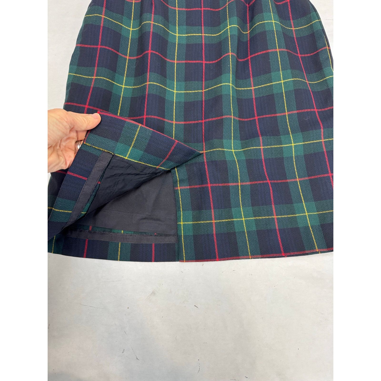 JH Collectibles Vintage J. H. Collectibles Skirt Plaid Wool Classic Tartan 6 Size 28" / US 6 / IT 42 - 3 Thumbnail