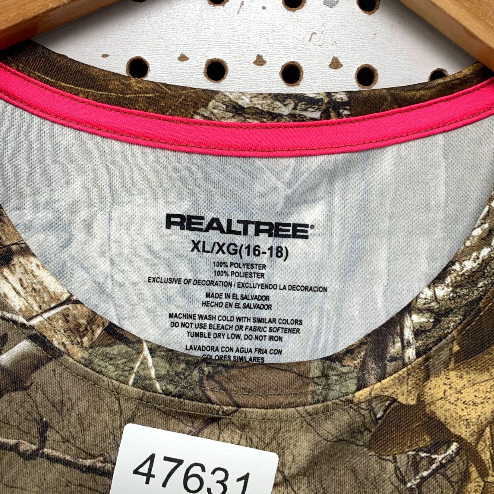 Realtree Realtree Camouflage Shirt Womens XL Camouflage Short Sleeve T-Shirt 16/18 Grey Size XL / US 12-14 / IT 48-50 - 3 Thumbnail