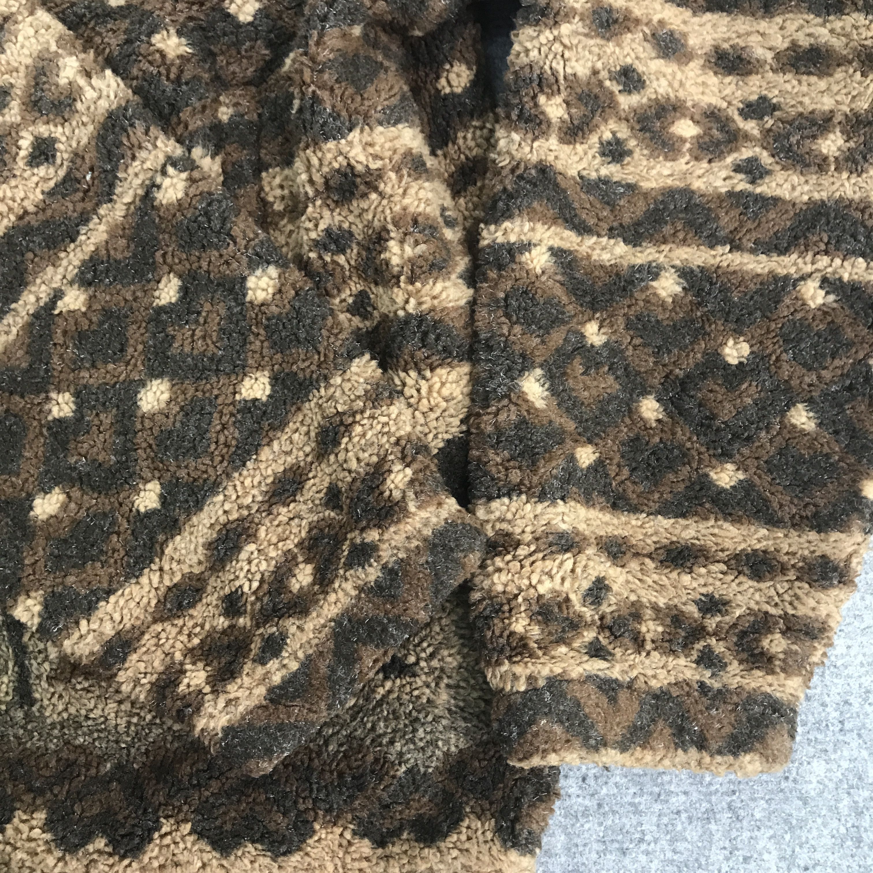 Woolrich Woolen Mills Vtg Woolrich Fleece Navajo Half Zipper sweater jacket Size XL / US 12-14 / IT 48-50 - 8 Thumbnail