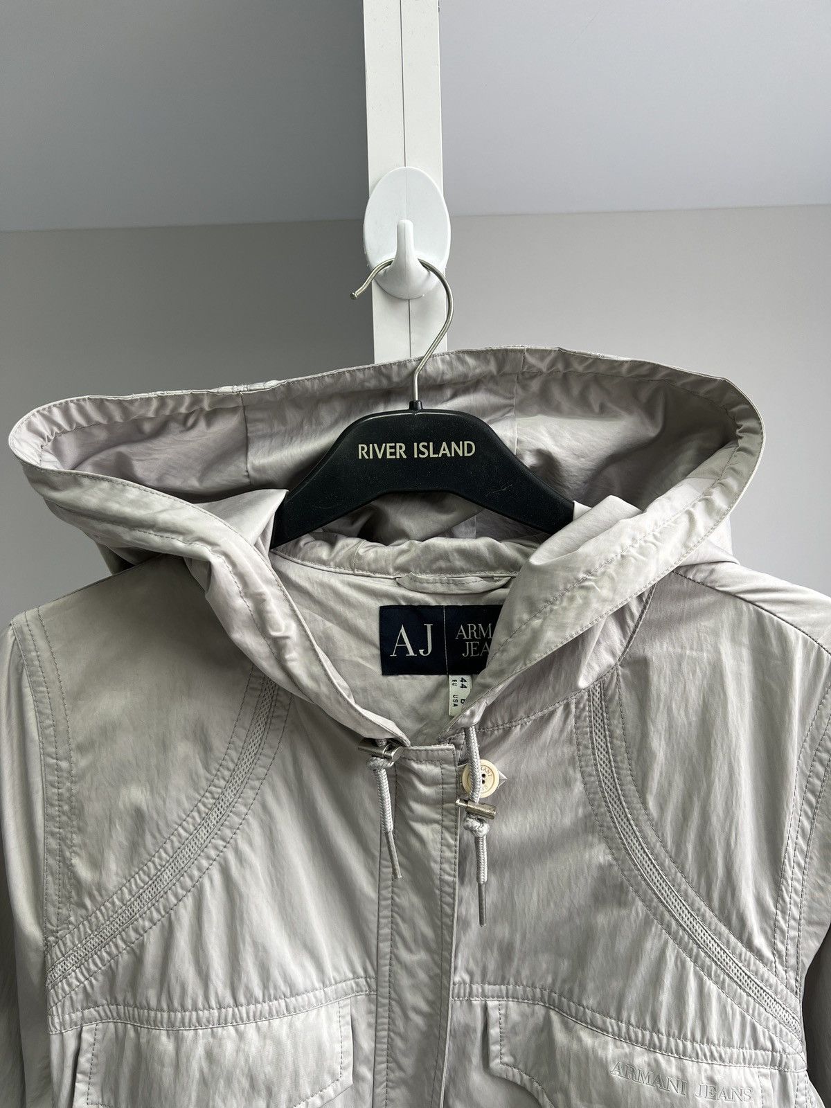 Armani × Designer × Vintage Vintage Armani Jeans Women’s Luxury Coat Jacket Size M / US 6-8 / IT 42-44 - 9 Thumbnail