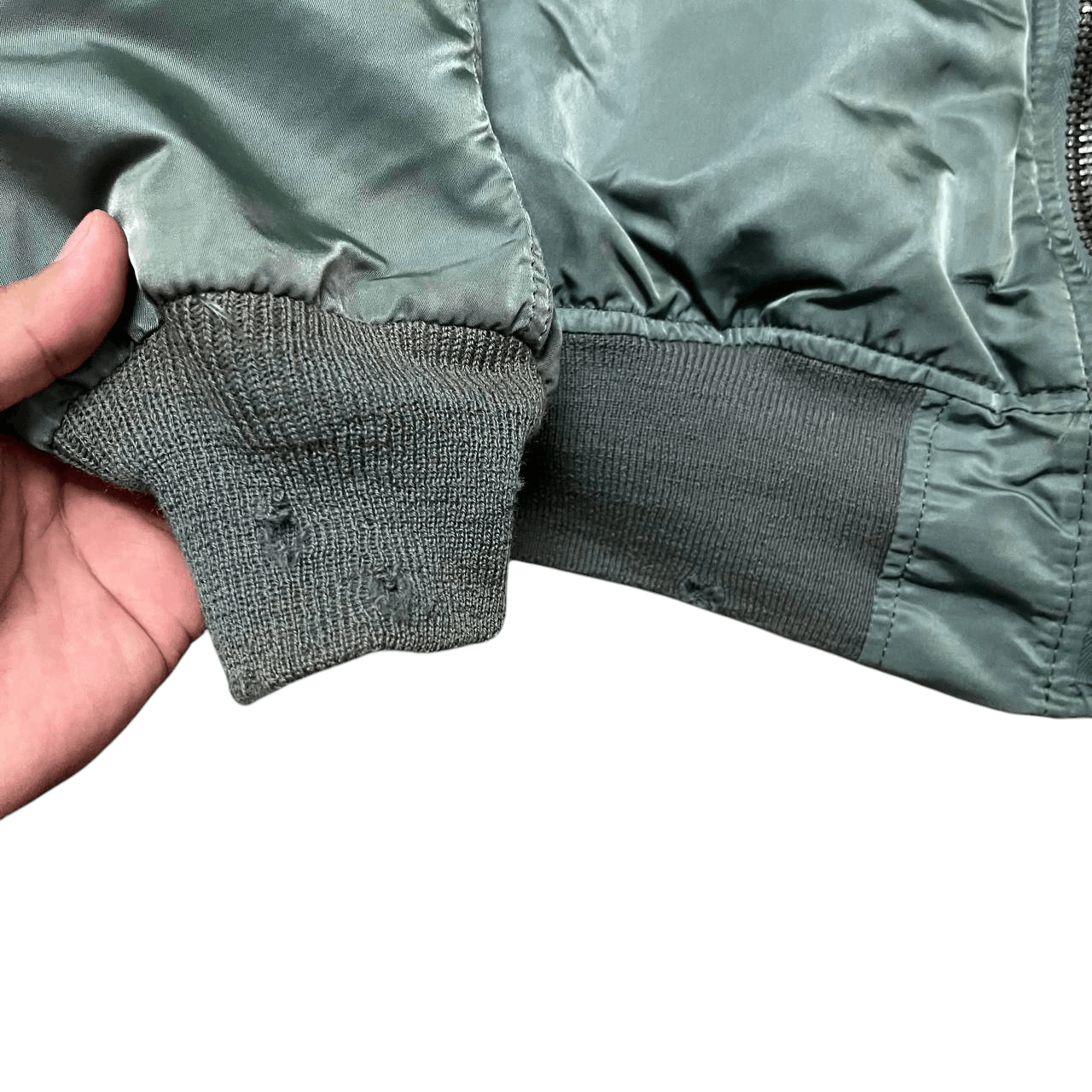 Alpha Industries Vintage Alpha Industries Ma 1 Flight Bomber Jacket Size US M / EU 48-50 / 2 - 6 Thumbnail
