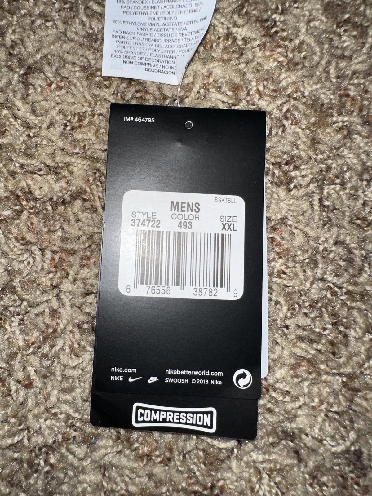 Nike ONE Nike Pro Combat Dri-Fit Compression Basketball Knee Pad Sleeve SINGLE Size ONE SIZE - 5 Thumbnail