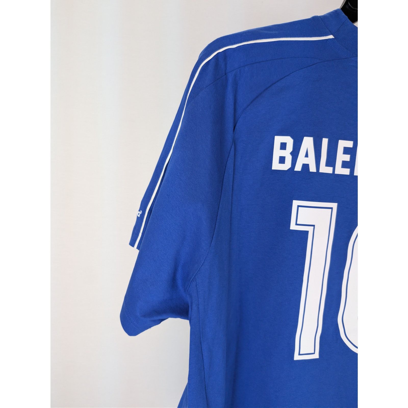 Balenciaga o1rshd1 Oversized Soccer T-Shirt Dry Jersey in Blue Size US M / EU 48-50 / 2 - 12 Thumbnail