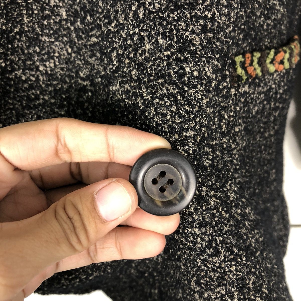 45rpm 🔥Vintage Traditional Japanese Jacket Button Ryoht Size US M / EU 48-50 / 2 - 16 Thumbnail