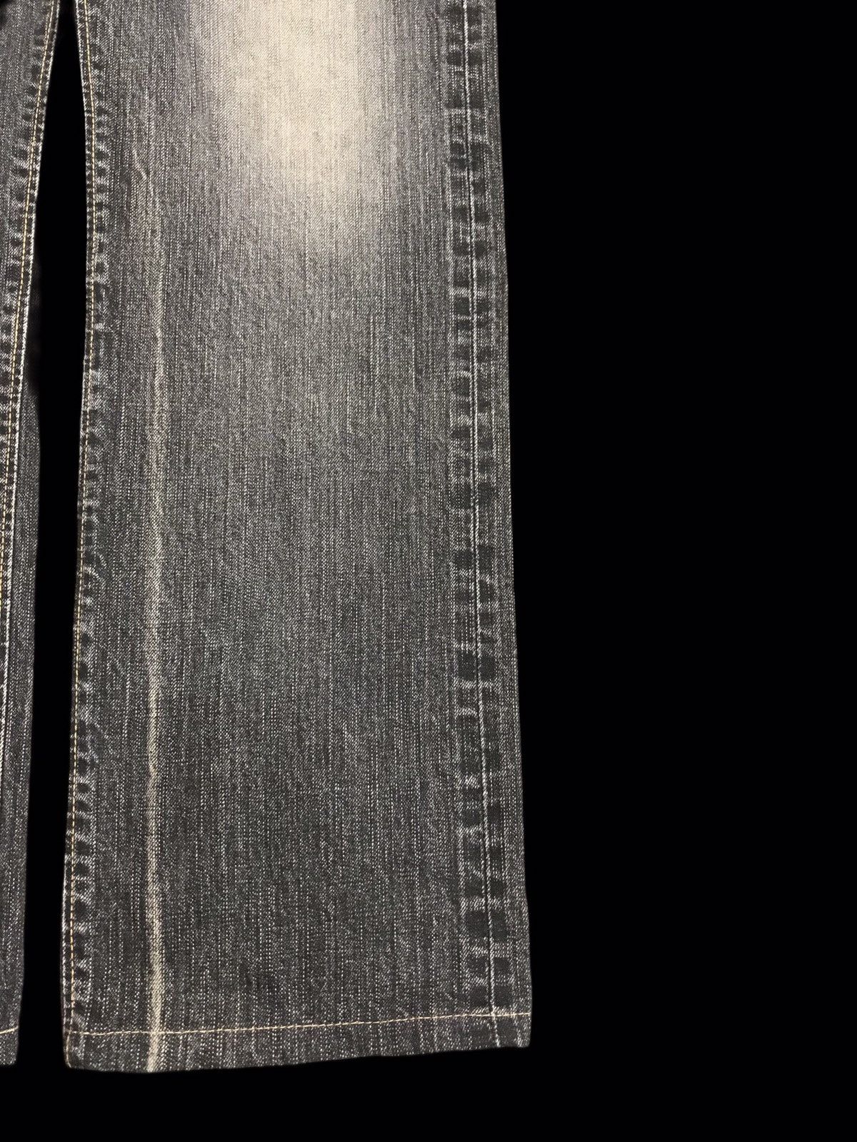 Edwin 💥90s Style💥Vtg EDWIN RAW FADE BLCK WASH Selvedge Denim F52 Size US 29 - 6 Thumbnail