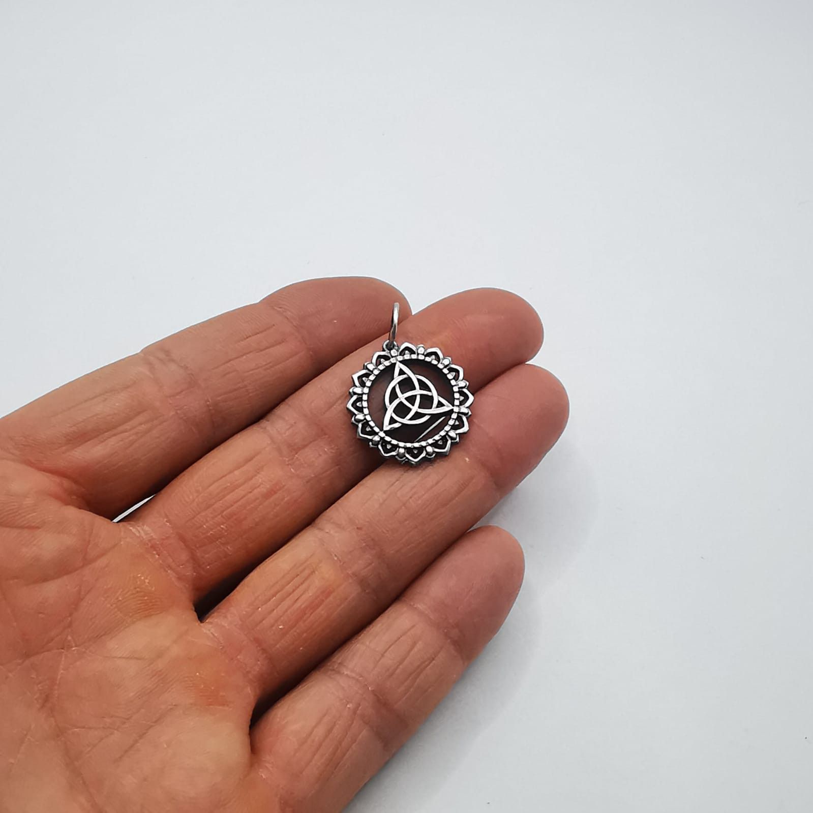 Sterling Silver × Vintage Vintage Pendant 925 Sterling Silver 4,35g Size ONE SIZE - 6 Thumbnail