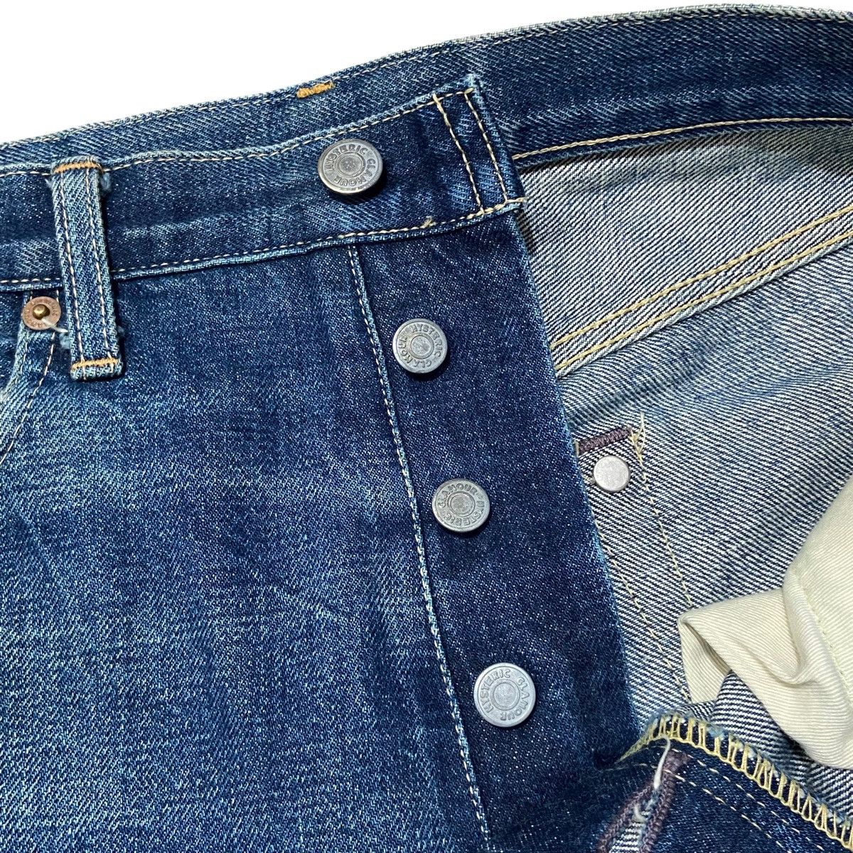 Hysteric Glamour Hysteric Glamour Kinky Selvedge Denim Distressed Size US 29 - 5 Thumbnail