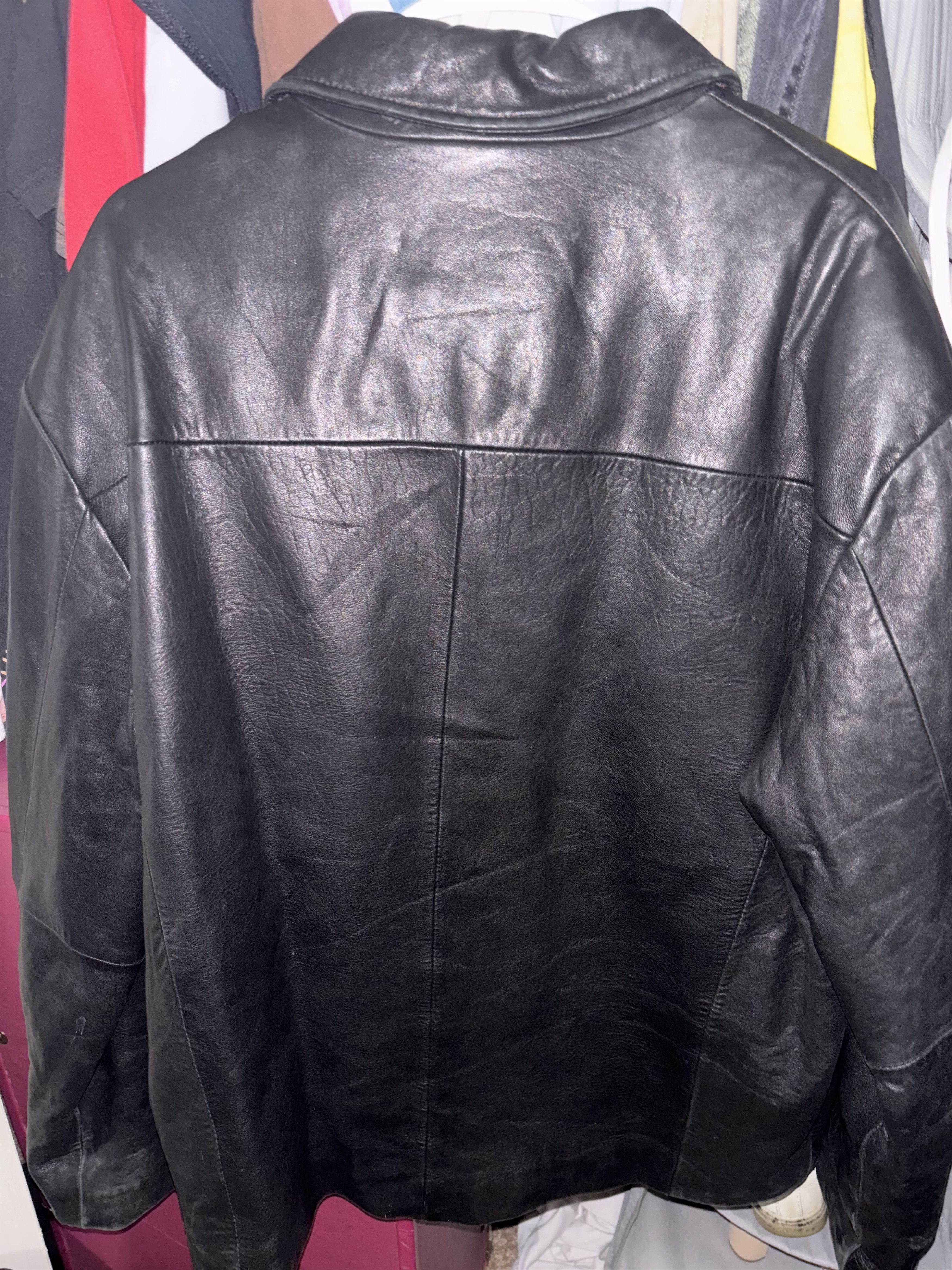 Other Boston Harbour Leather Jacket Size US L / EU 52-54 / 3 - 3 Thumbnail