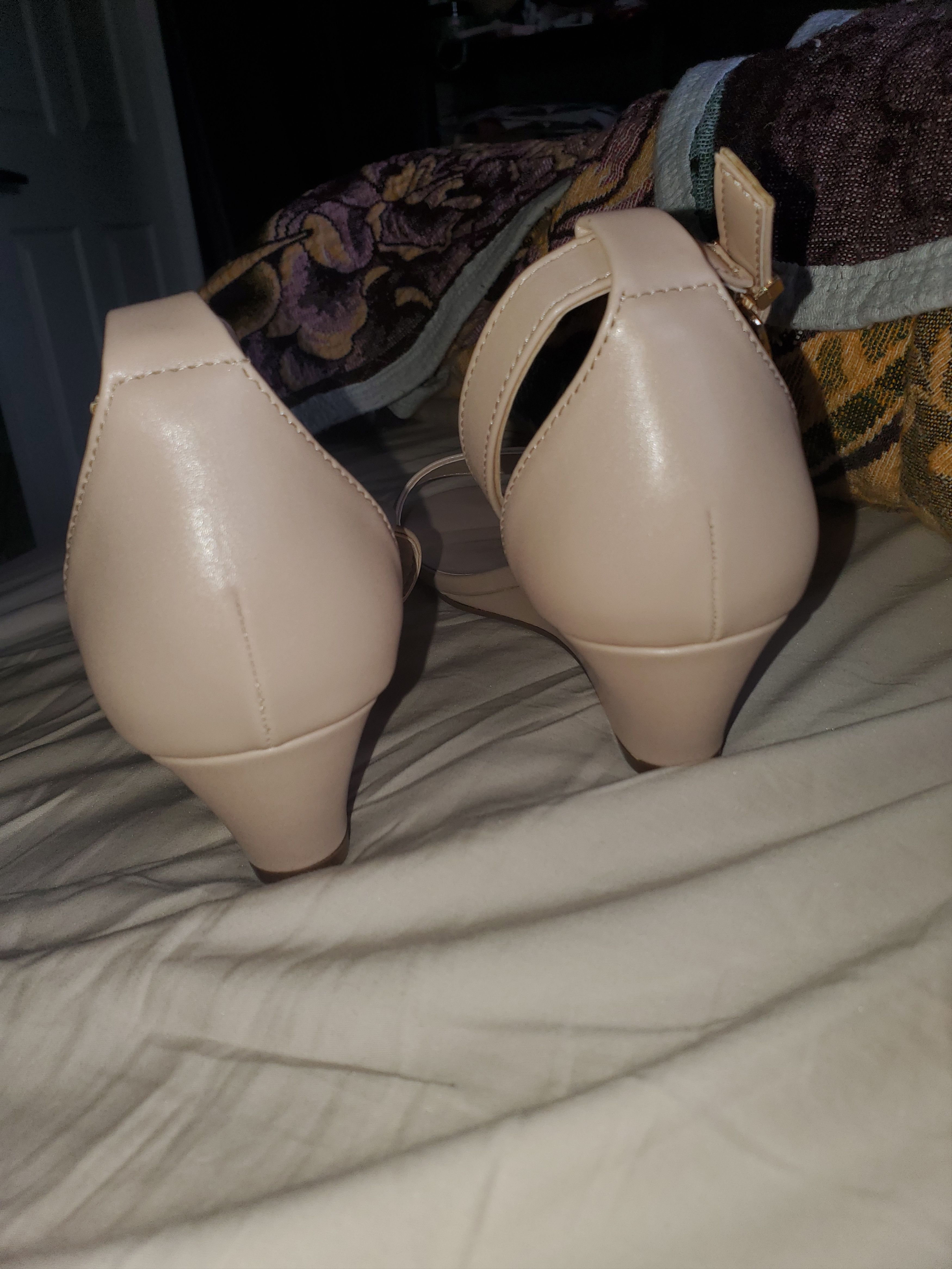 Other *Brand New* Beige ankle strap wedge sandals-size 11 Size US 11 / IT 41 - 3 Thumbnail