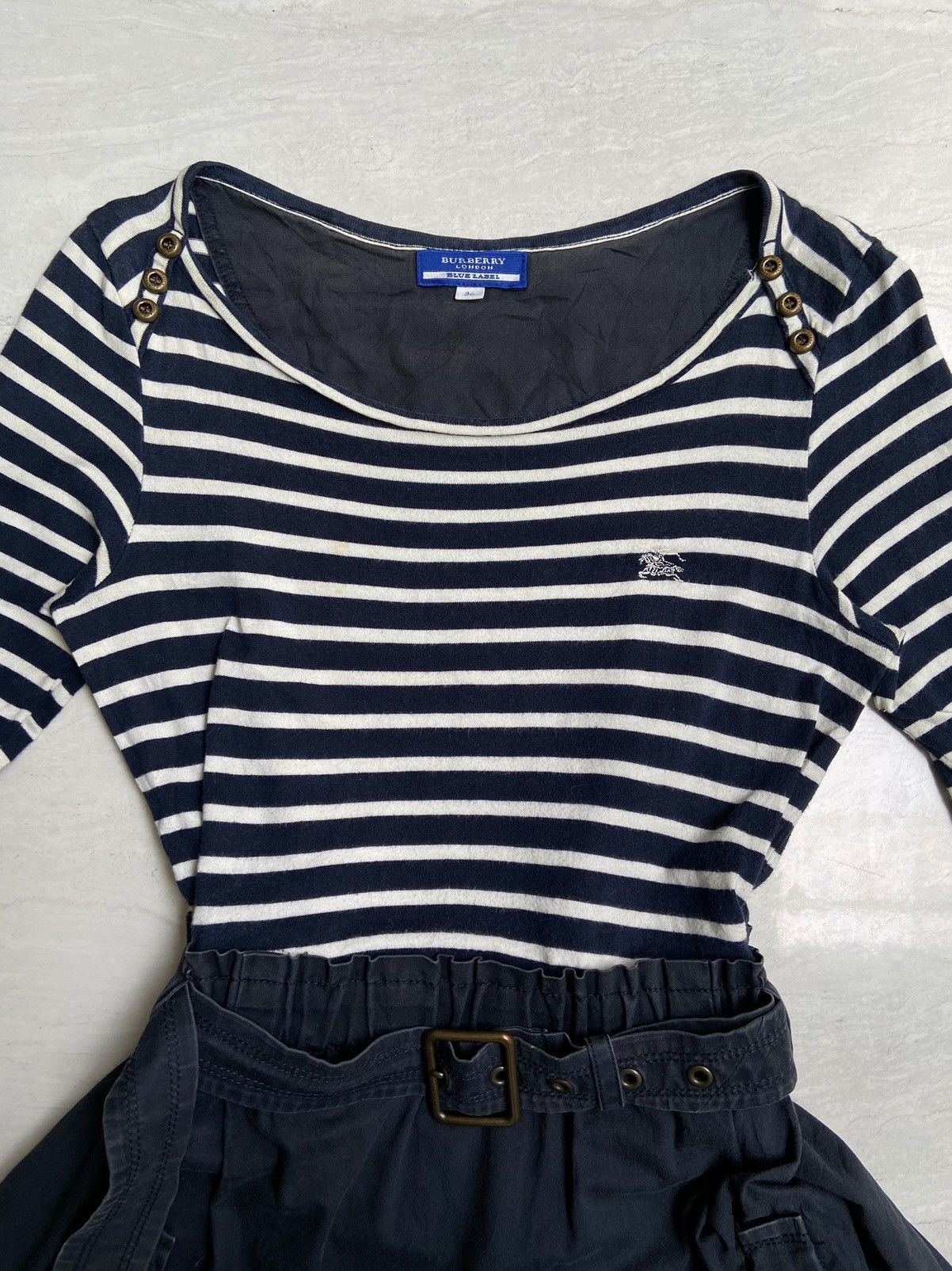 Burberry BURBERRY LONDON Striped Dress Size XXS / US 00 / IT 34 - 13 Thumbnail