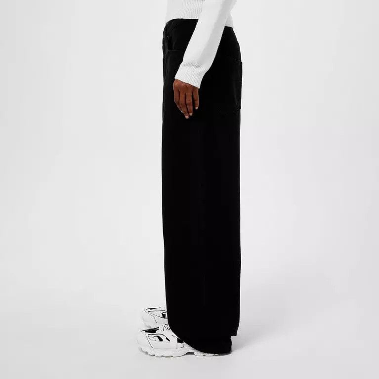 Balenciaga o1y0625 Denim Pant in Black Size 26" / US 2 / IT 38 - 4 Thumbnail