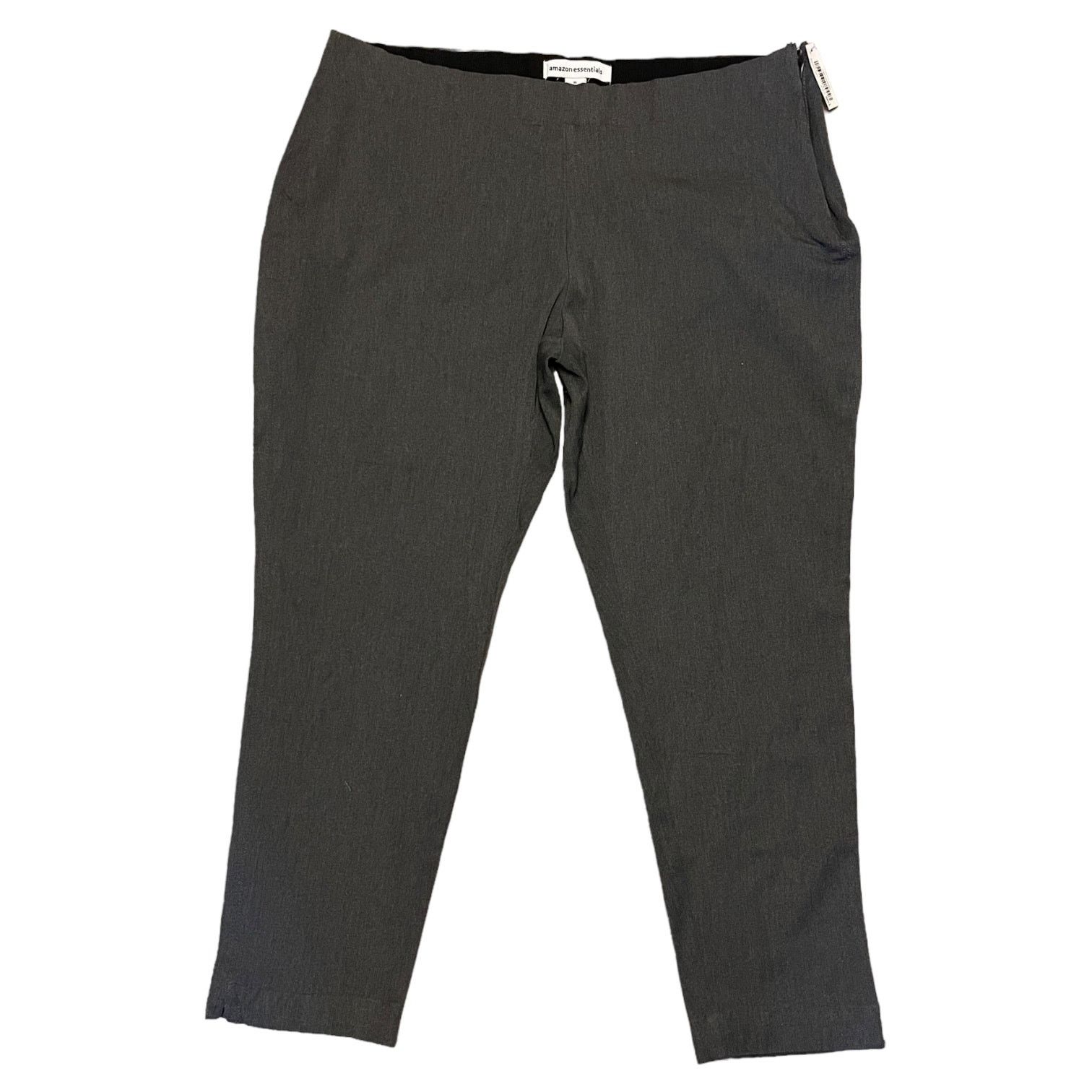 Other Amazon Essential Gray Slim Fit Stretch Pants Size 20 Size 42" / US 20 - 1 Thumbnail