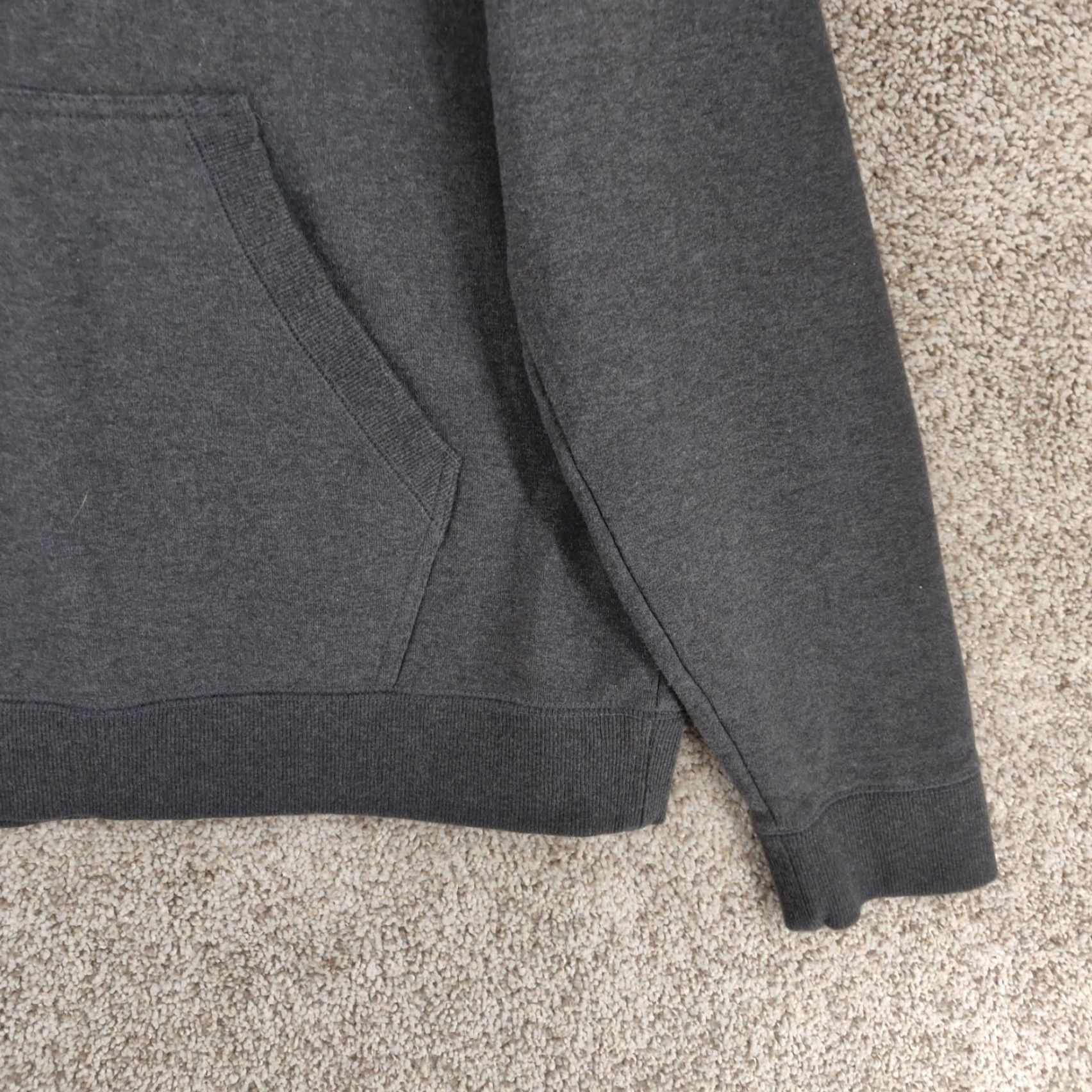 Vintage Vortex Hoodie Mens XL Gray Pullover Sweatshirt Hooded Pockets Regular Logo Army Outdoor Sports Winter Fall Size US XL / EU 56 / 4 - 4 Thumbnail