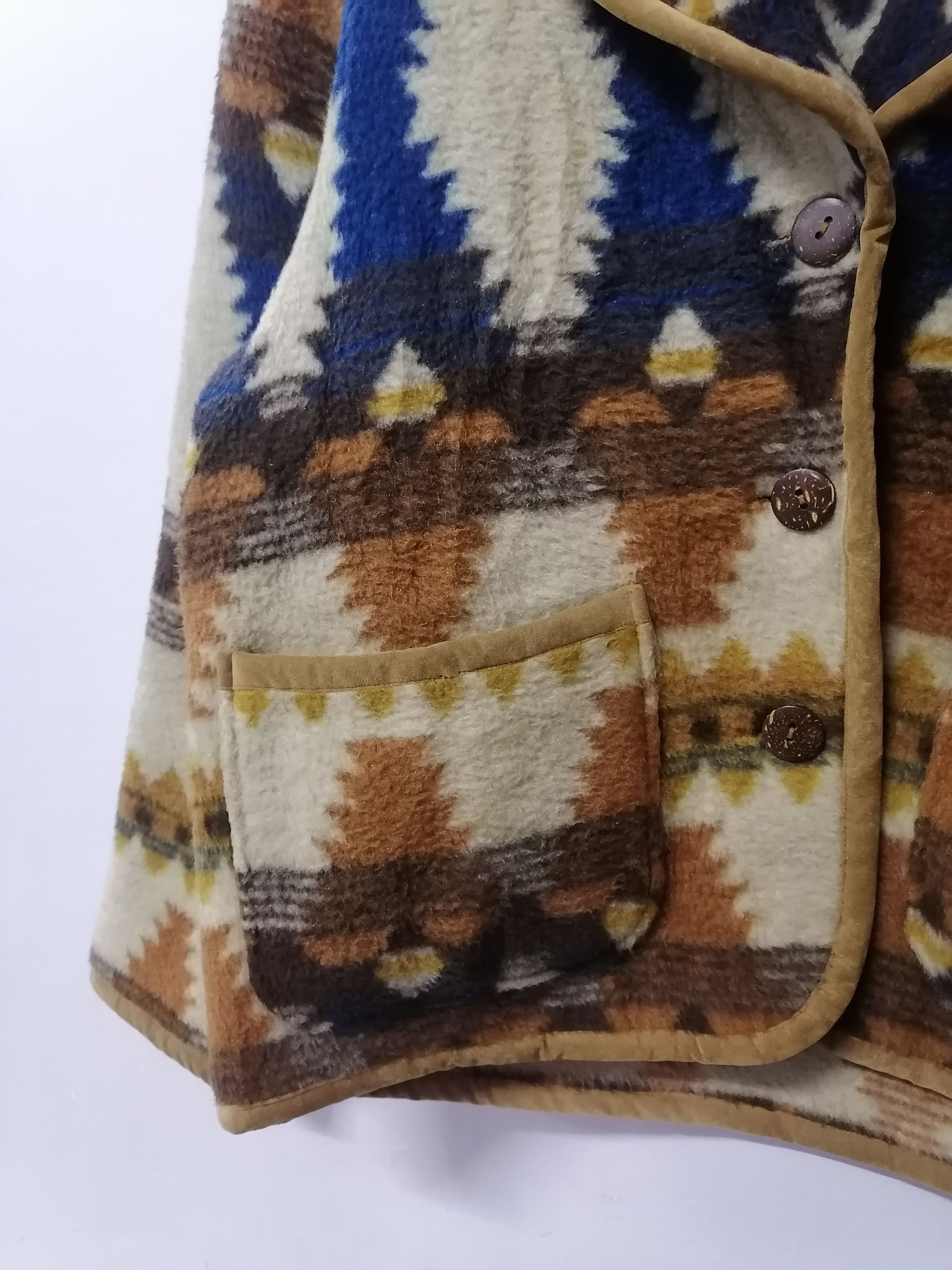 Native × Vintage Vintage 80s American Native Wool Blend Jacket Size US M / EU 48-50 / 2 - 2 Thumbnail