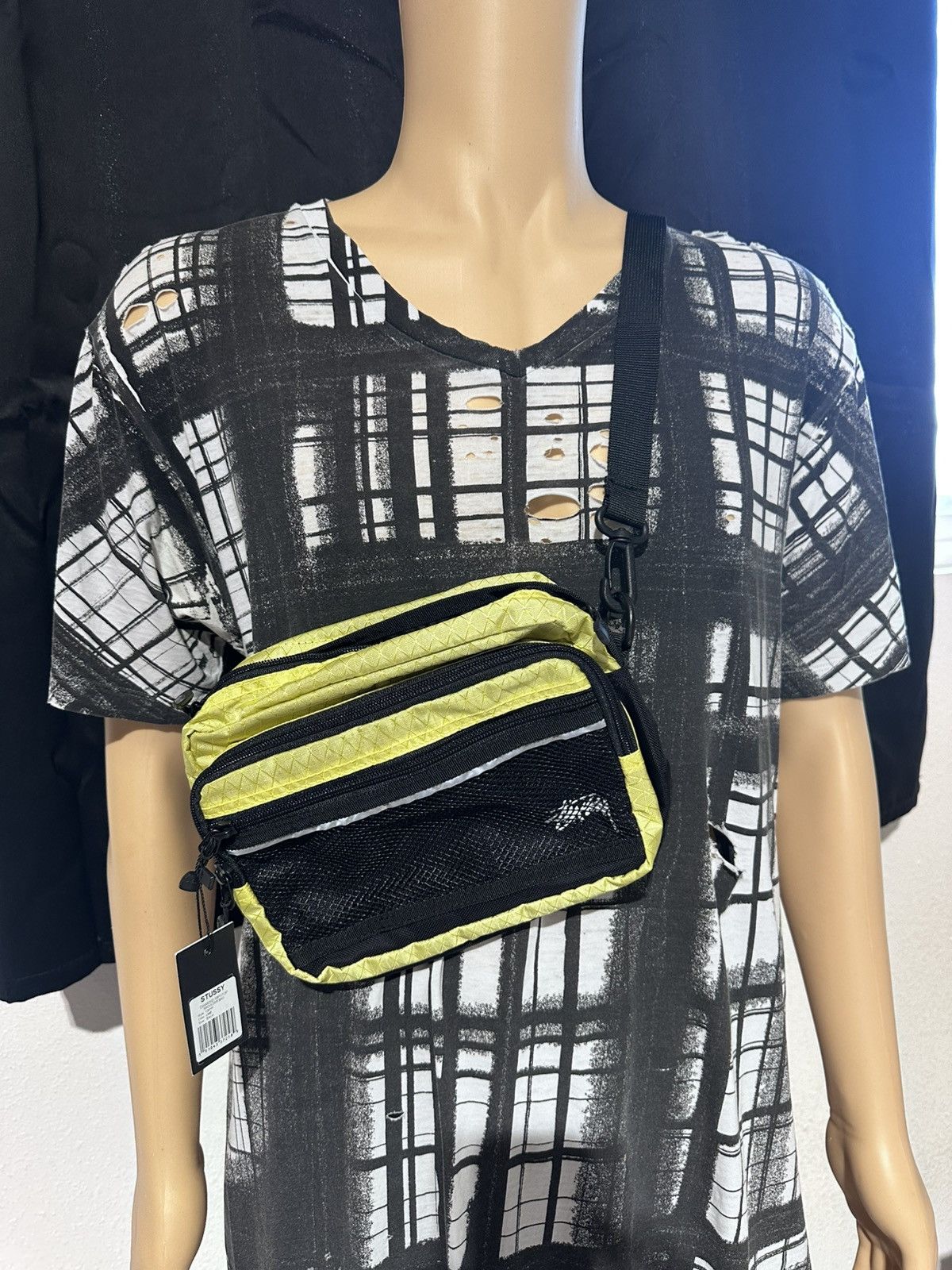 Stussy Stussy Diamond Ripstop Shoulder Bag Size ONE SIZE - 1 Thumbnail