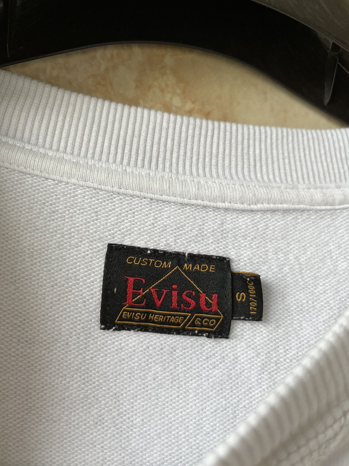 Evisu Vintage Evisu white sweatshirt Size US S / EU 44-46 / 1 - 5 Thumbnail