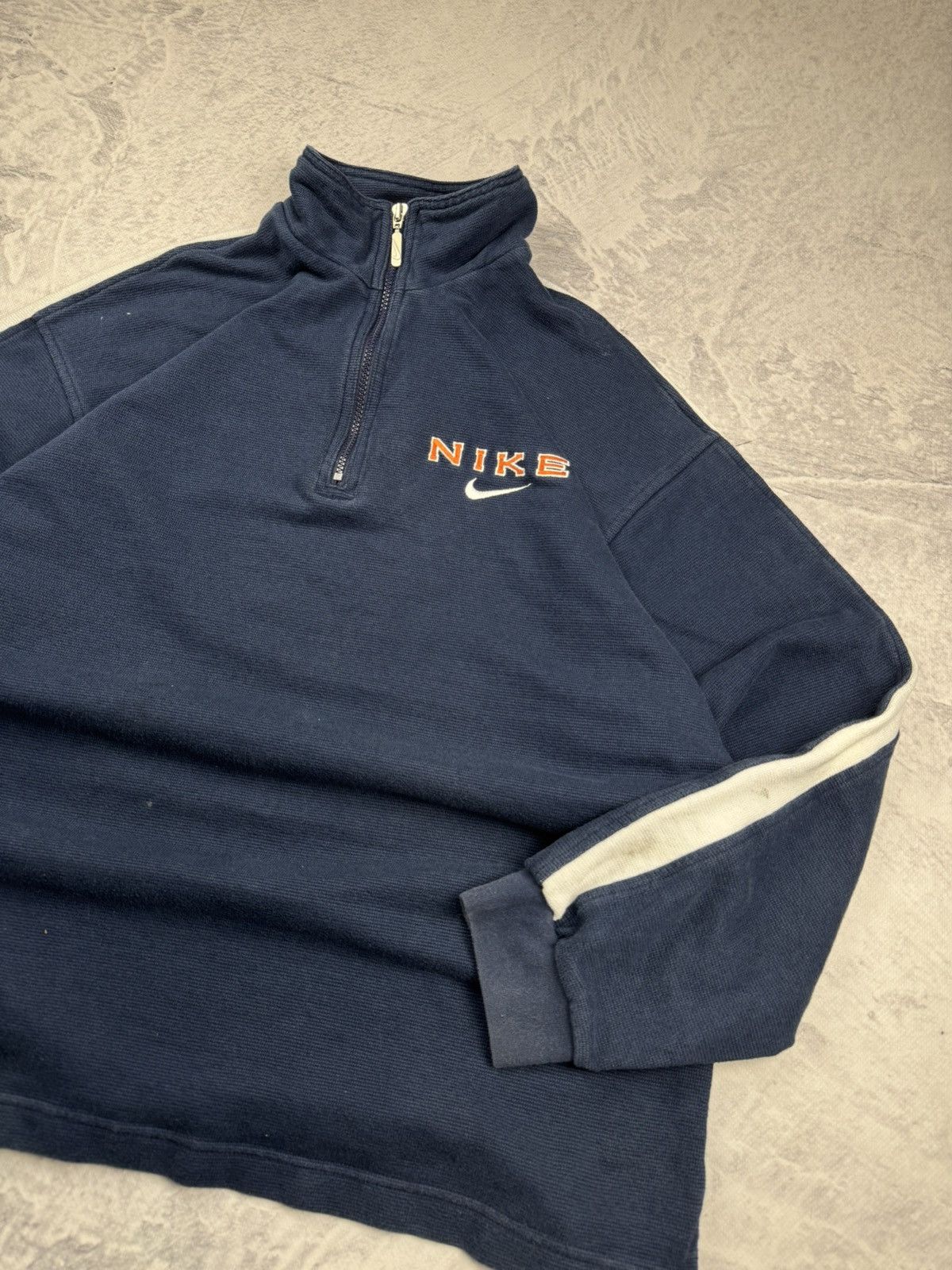 Nike × Vintage NIKE VINTAGE CENTER LOGO OVERSIZE BOXY 1/3 ZIP SWEATSHIRT Size US L / EU 52-54 / 3 - 3 Thumbnail