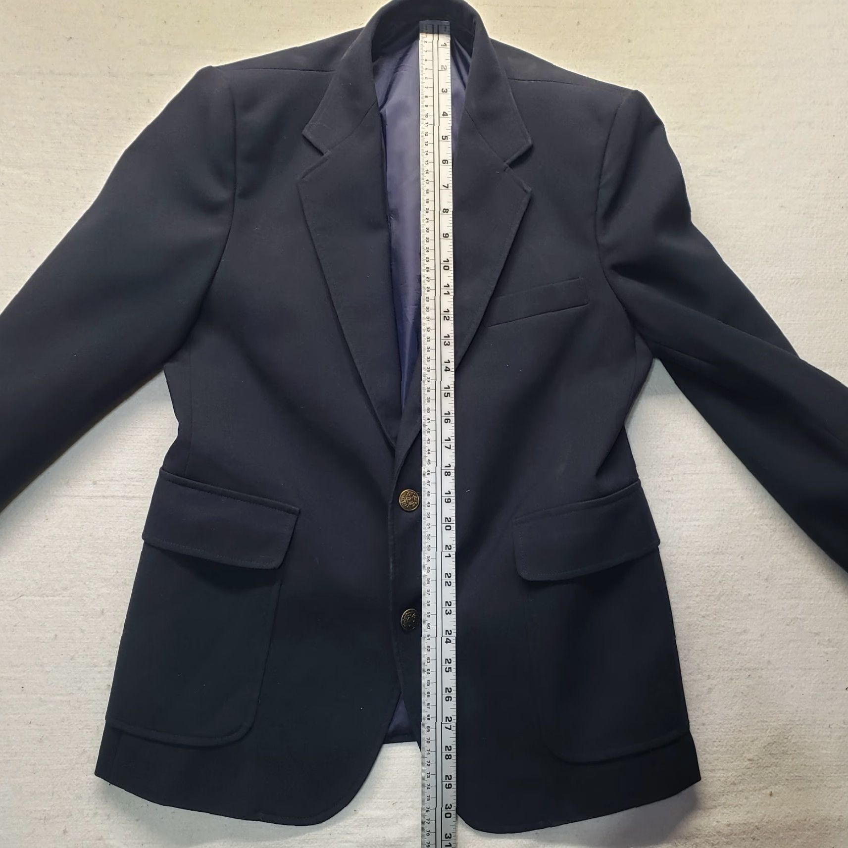 Haggar VINTAGE Haggar Suit Jacket Deep Navy Adult Mens Size M Medium Jacket Men Size 36R - 4 Thumbnail