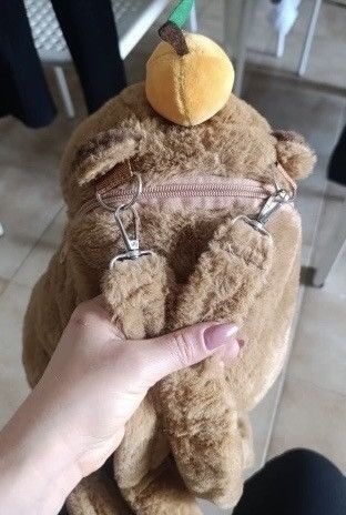 Other Kawaii Capybara Plush Backpack Bag Size ONE SIZE - 7 Thumbnail