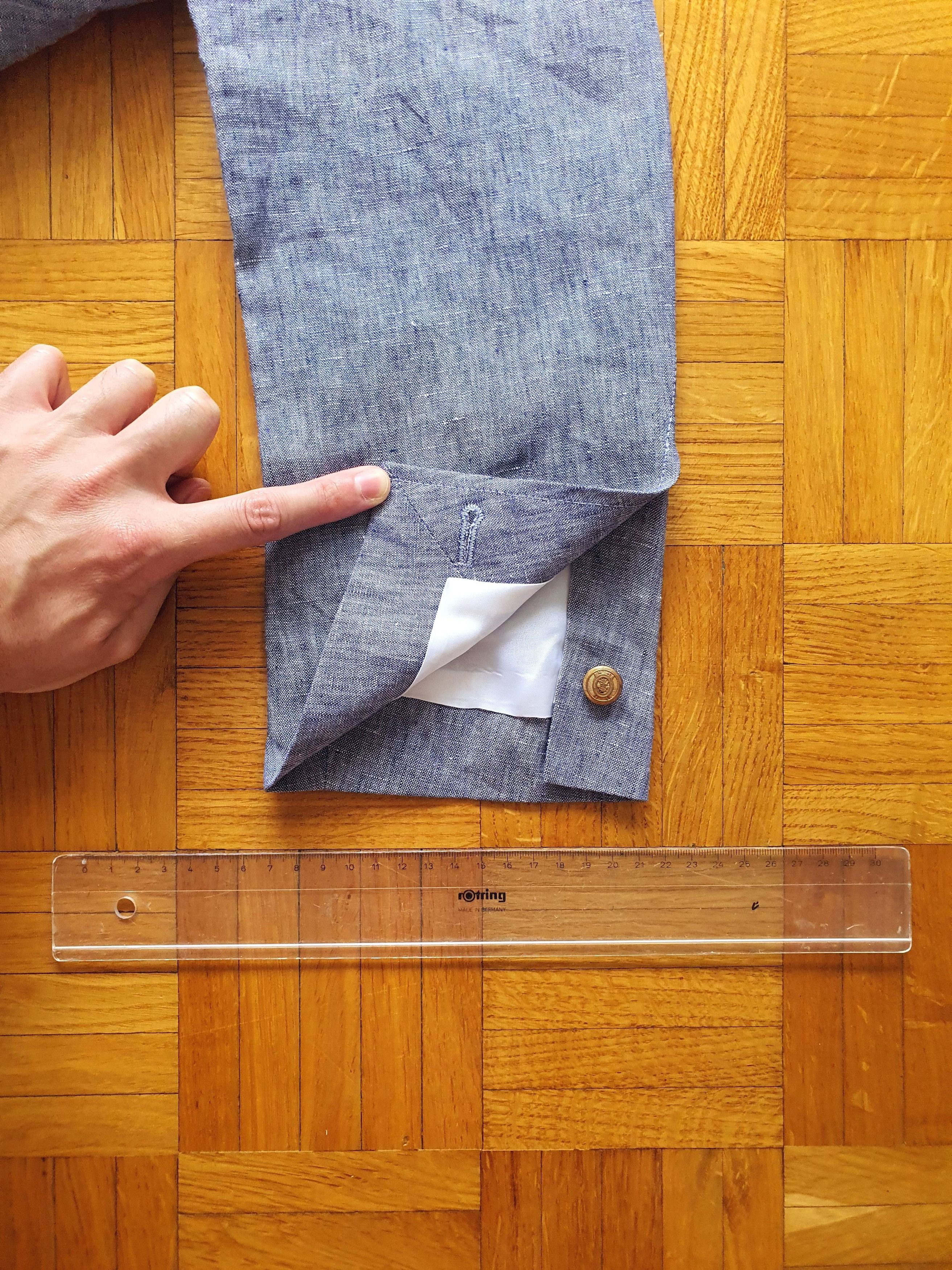 Maison Kitsune Blazer Sports Coat Jacket - Linen, 1 Button - Sz EU IT 46 Size 36R - 9 Thumbnail