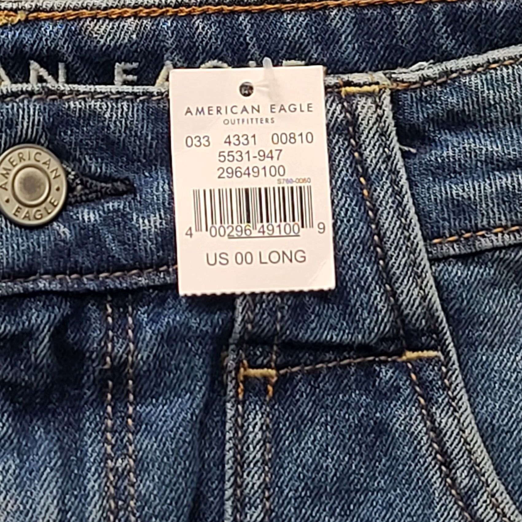 American Eagle Outfitters American Eagle Outfitters Denim Mini Skirt Womens 00 Hi-Rise Festival Regular Fit Blue 90s Skirt Short Womens Size 24" / US 00 / IT 34 - 2 Thumbnail