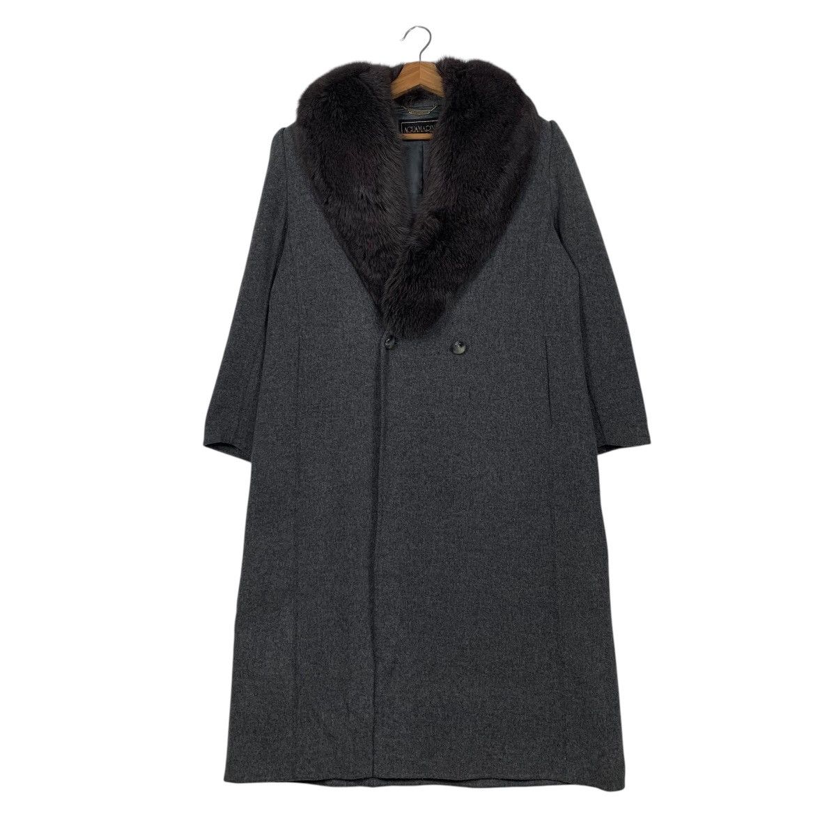 Japanese Brand Japanese Brand Agua Marina Fur Wool Coat Size M / US 6-8 / IT 42-44 - 1 Thumbnail