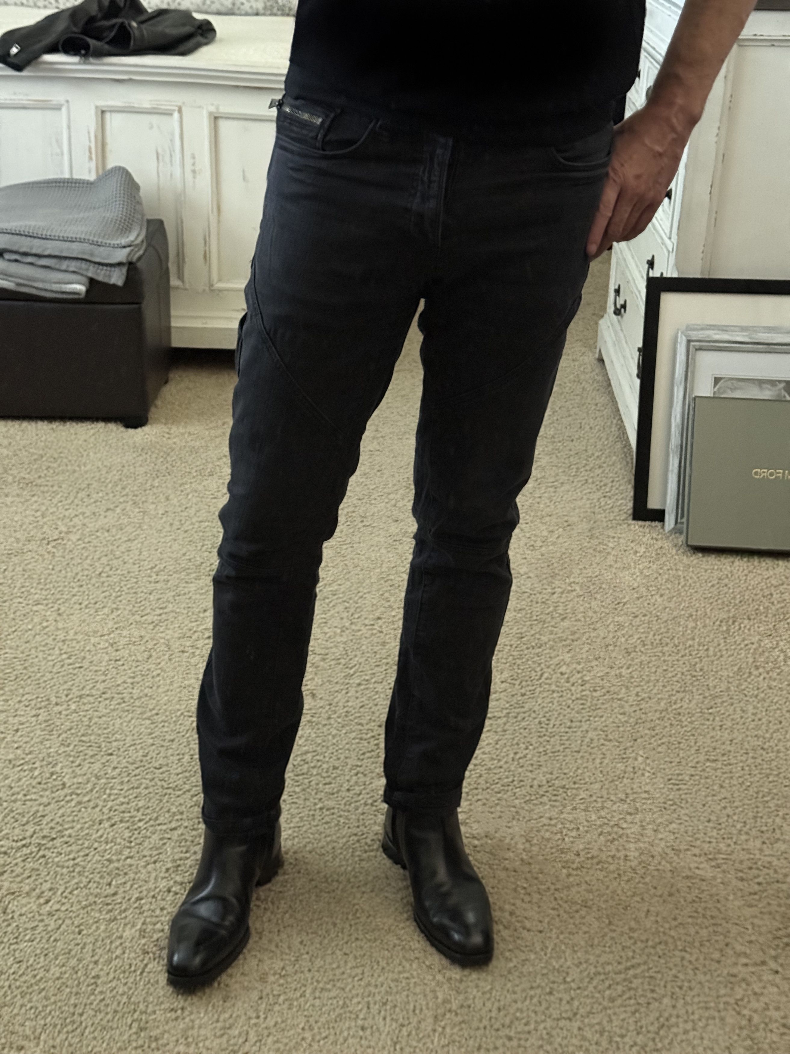 Rogue Effortless Cool Rare ROGUE Moto Pants, Badass Details Size US 32 / EU 48 - 4 Thumbnail