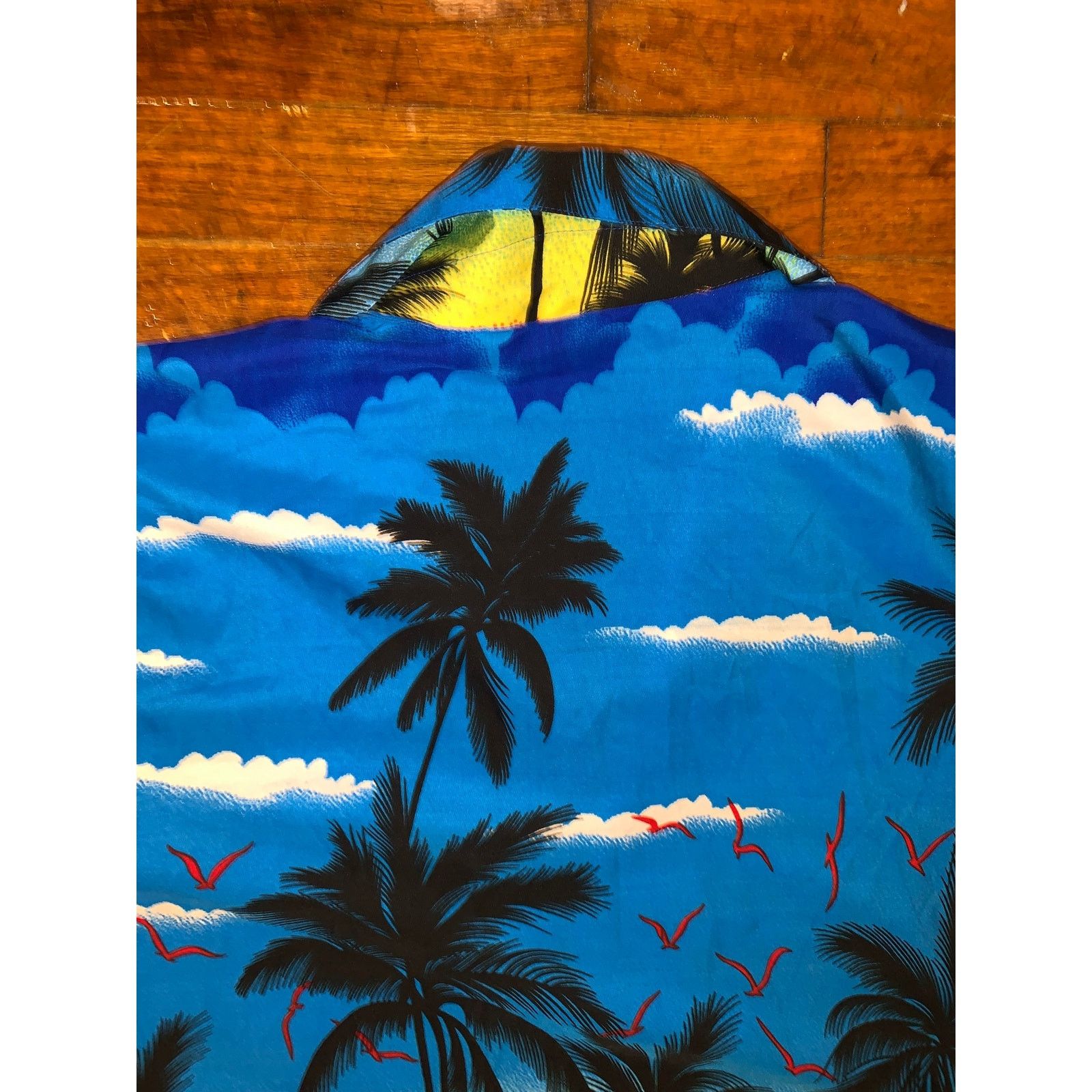 Other Tropical Hawaiian Shirt XL Blue Palm Trees Sunset Beach Size US XL / EU 56 / 4 - 6 Thumbnail