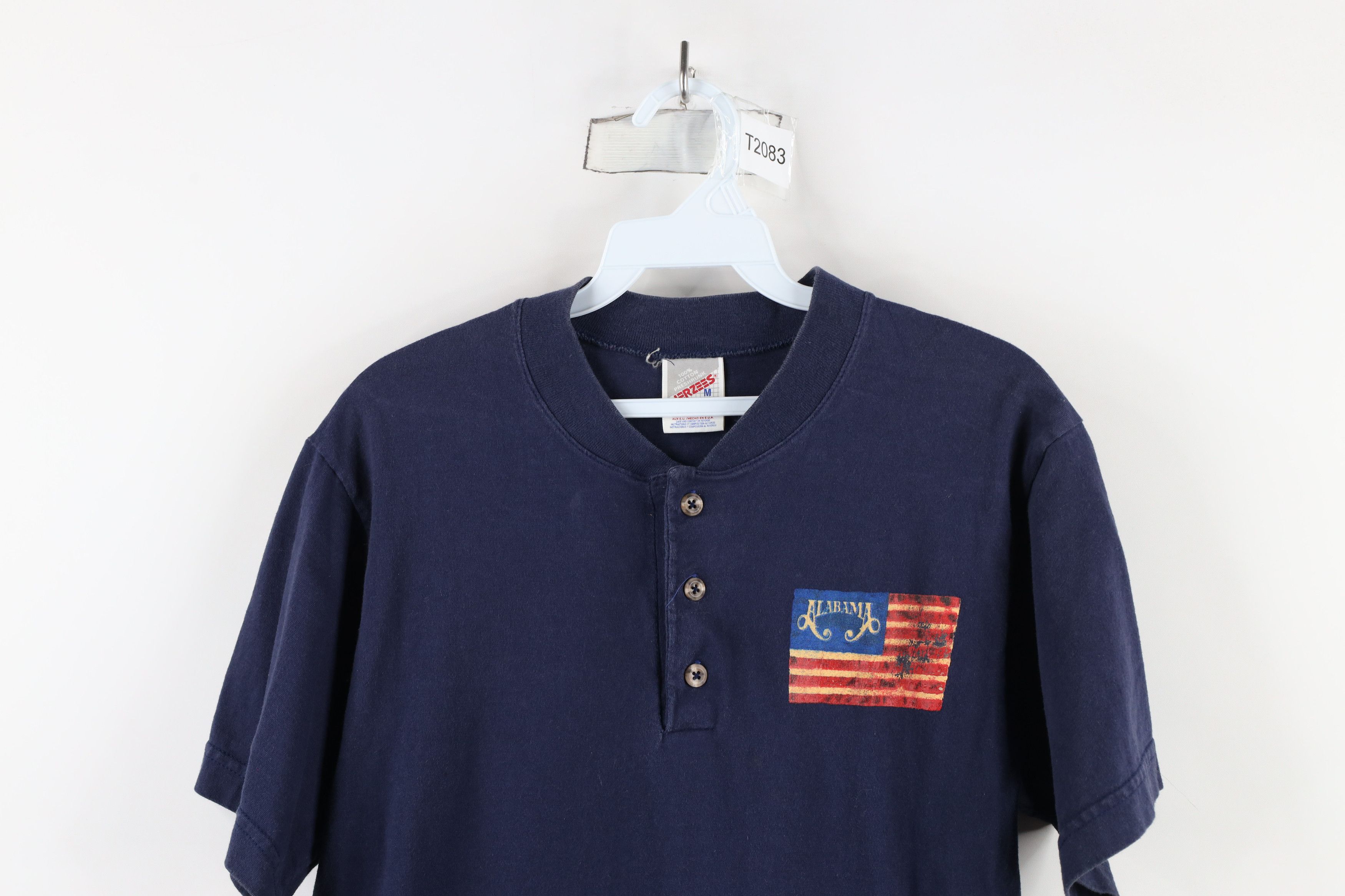 Vintage Vintage Y2K 2000 Spell Out Alabama Band Henley T-Shirt USA Size US M / EU 48-50 / 2 - 2 Thumbnail