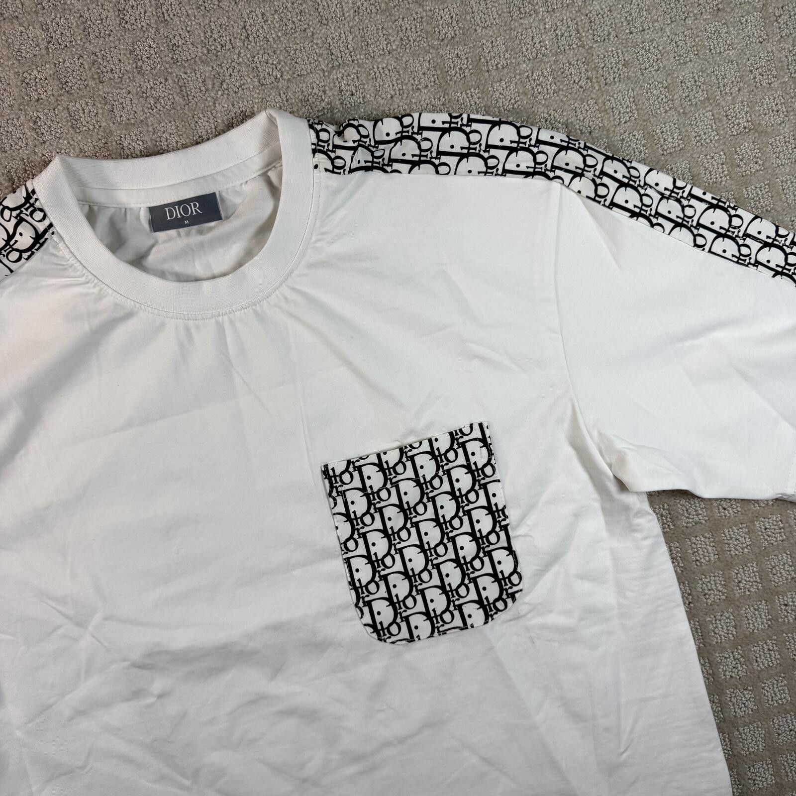 Christian Dior Monsieur Dior Monogram Pocket T Shirt Medium Size US M / EU 48-50 / 2 - 3 Thumbnail