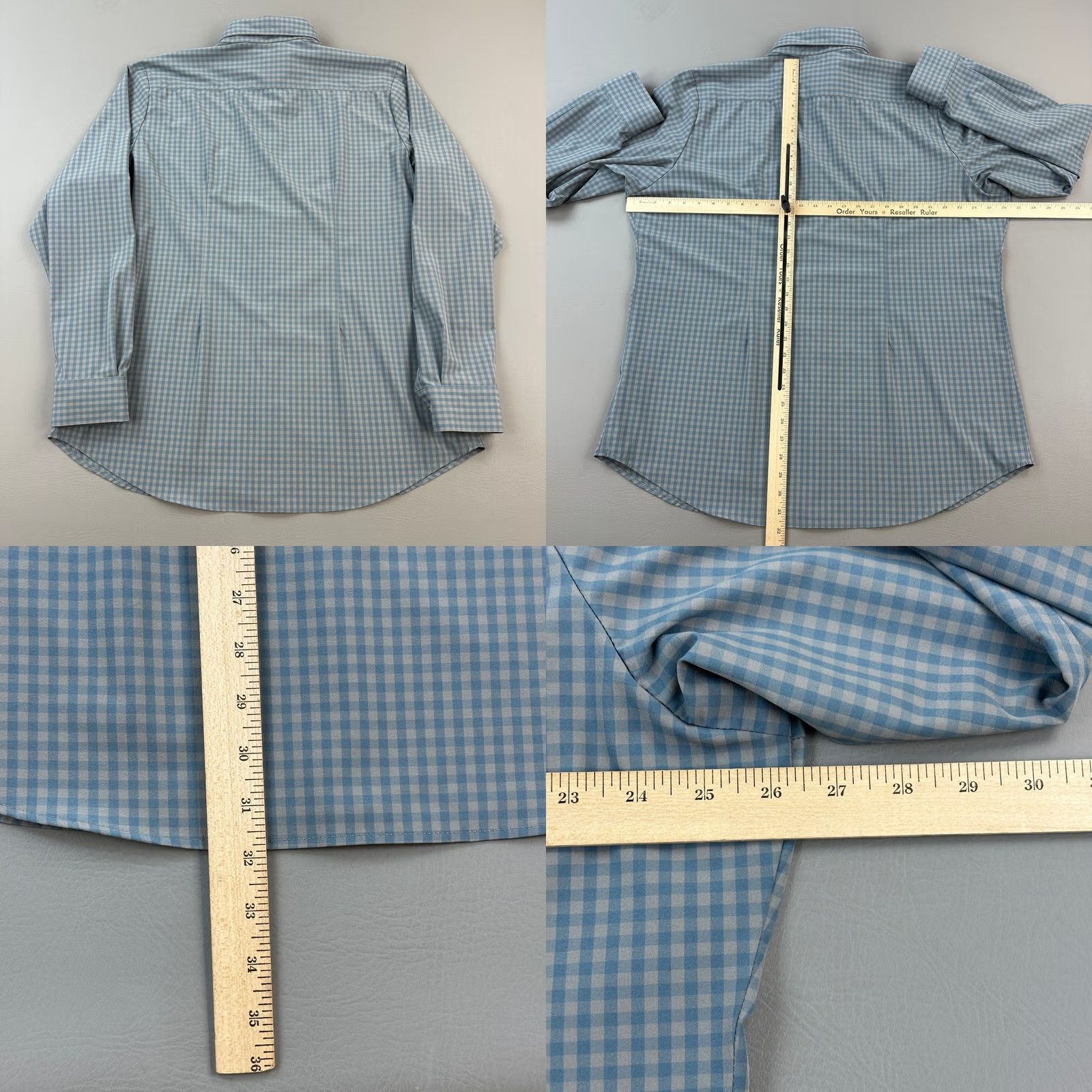 Mizzen+Main Mizzen+Main Leeward Collection Shirt Mens XL Blue Check Performance Stretch USA Shirt Mens XL Blue Check Performance Stretch USA Size US XL / EU 56 / 4 - 8 Thumbnail