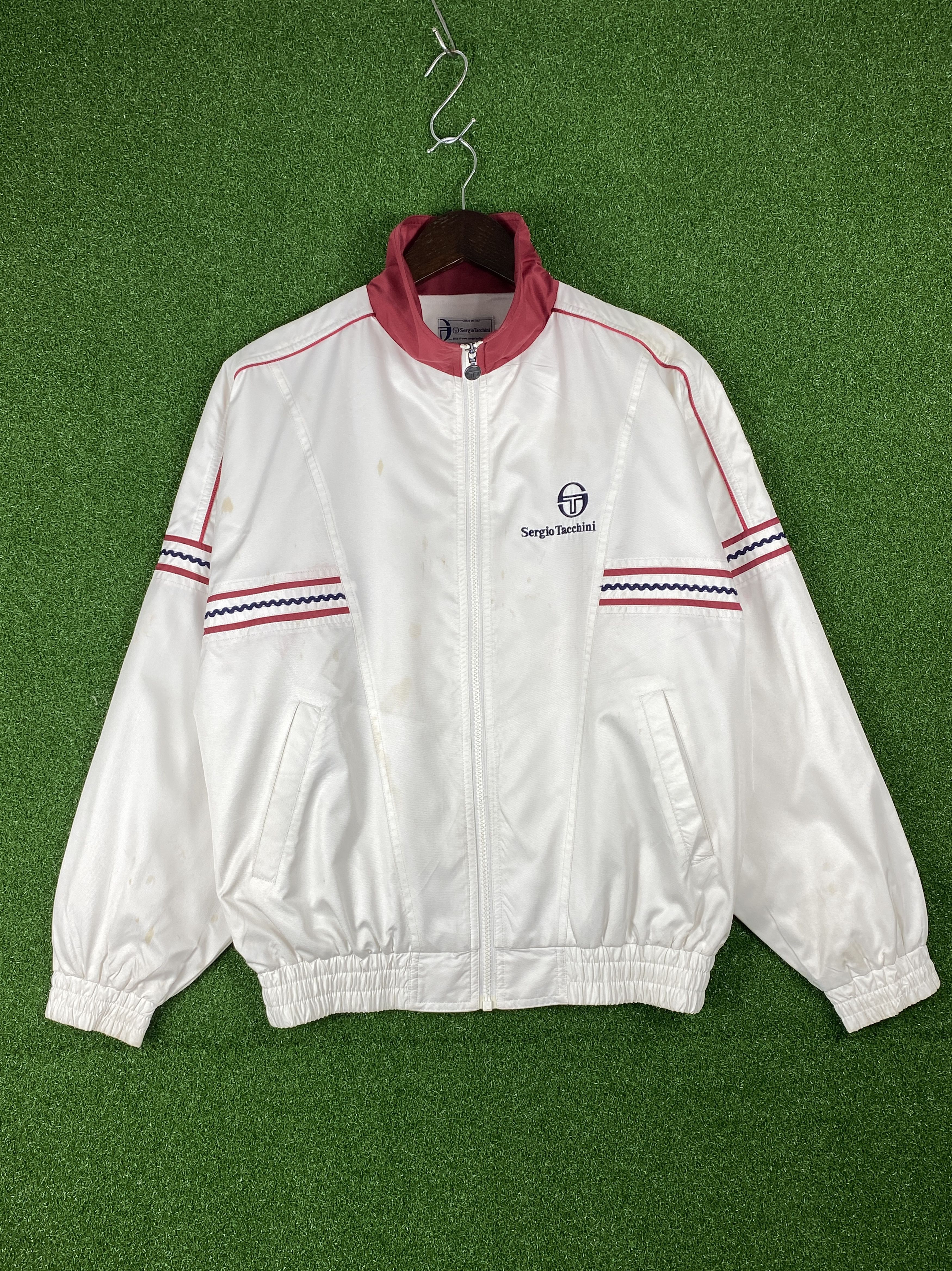 Sergio Tacchini Vintage Sergio Tacchini Zip Up Jacket K0025 Size US M / EU 48-50 / 2 - 1 Thumbnail